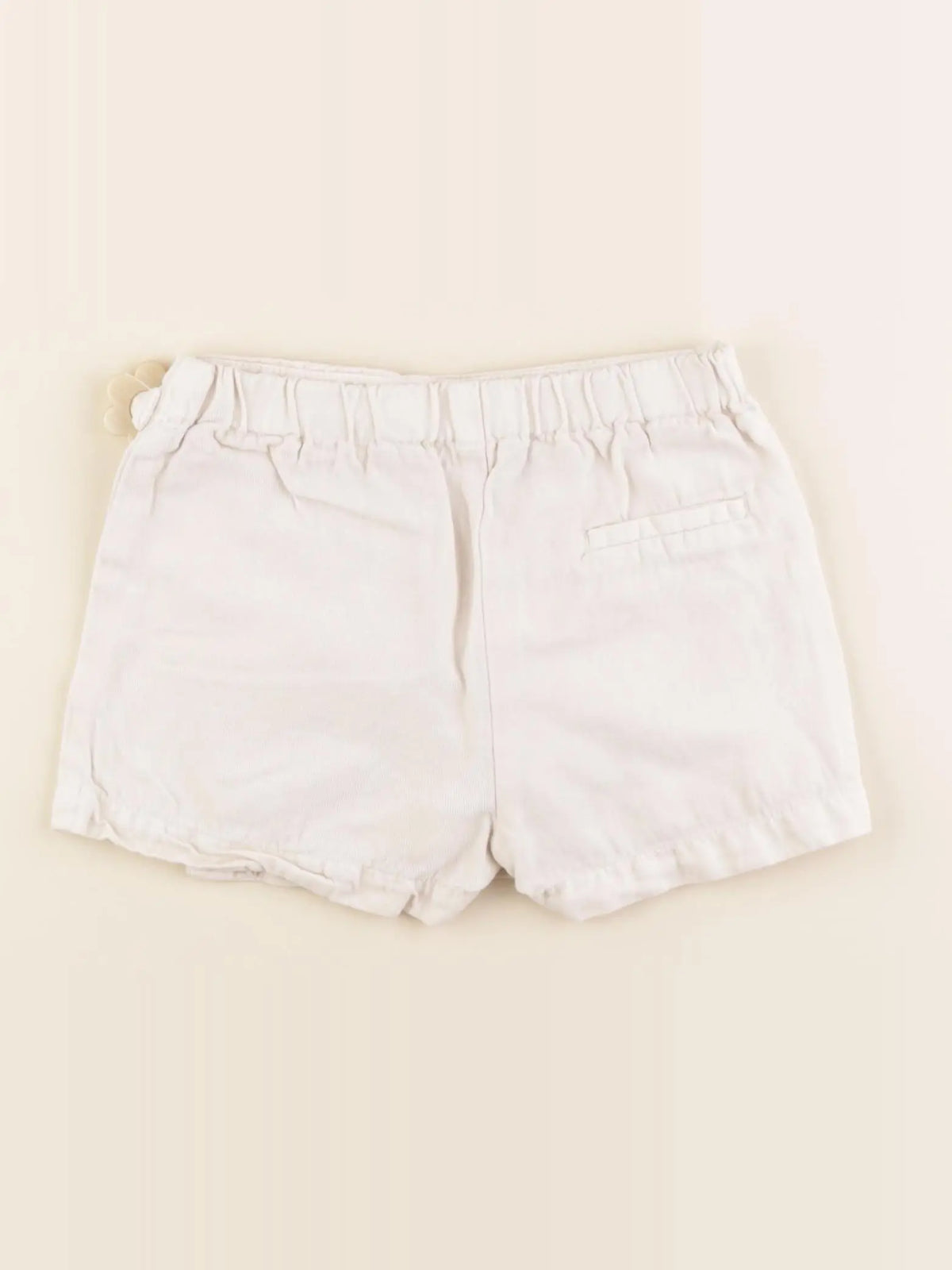 Zara - jupe short beige - 18/24 mois