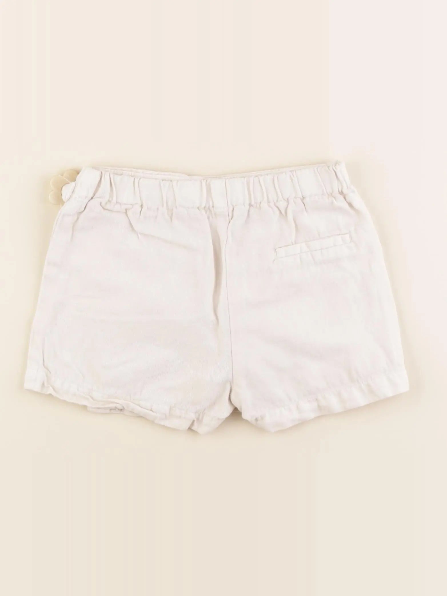 Zara - jupe short beige - 18/24 mois