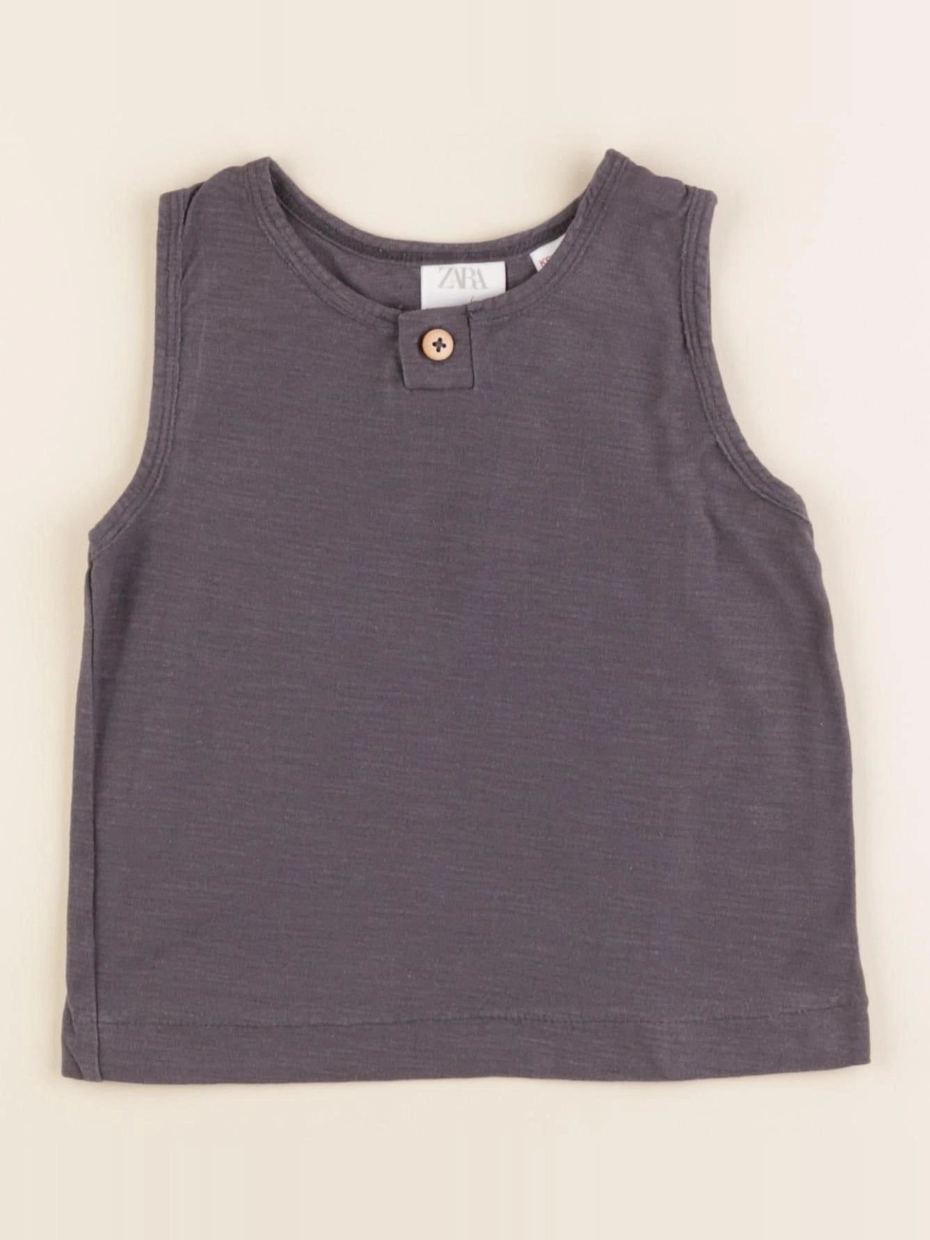 Zara - débardeur taupe - 18/24 mois