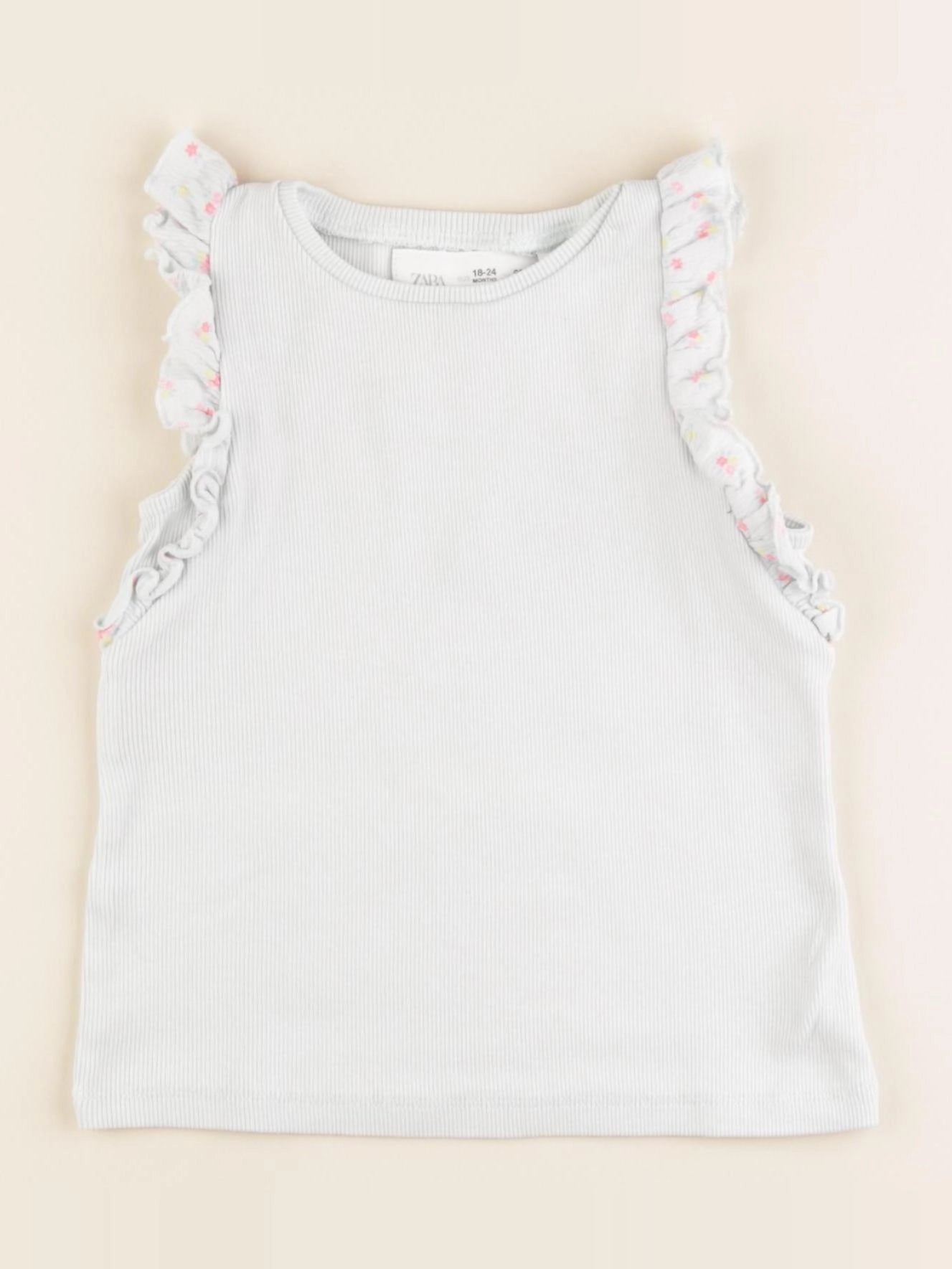 Zara - débardeur bleu - 18/24 mois