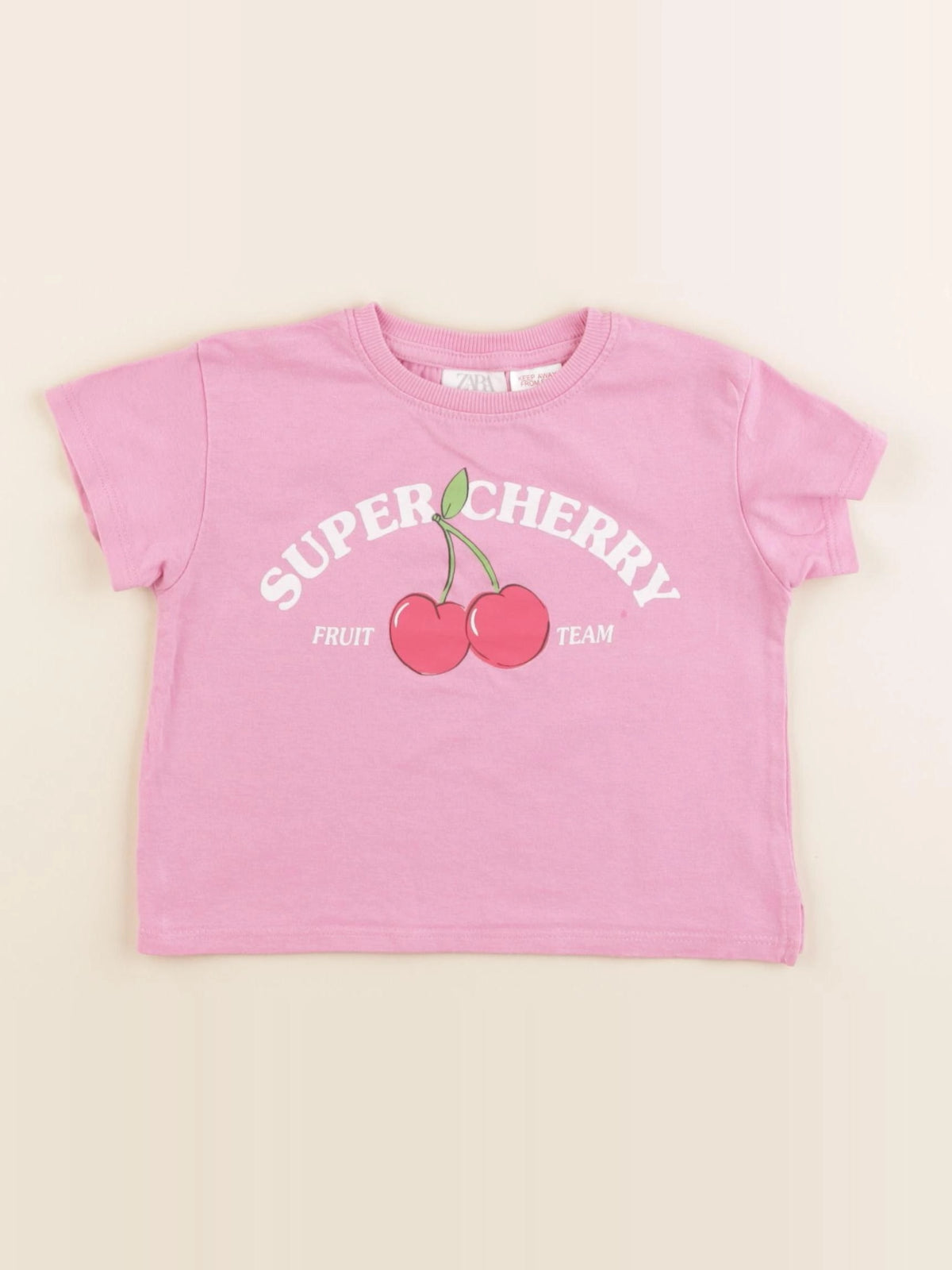 Zara - tee-shirt rose - 9/12 mois