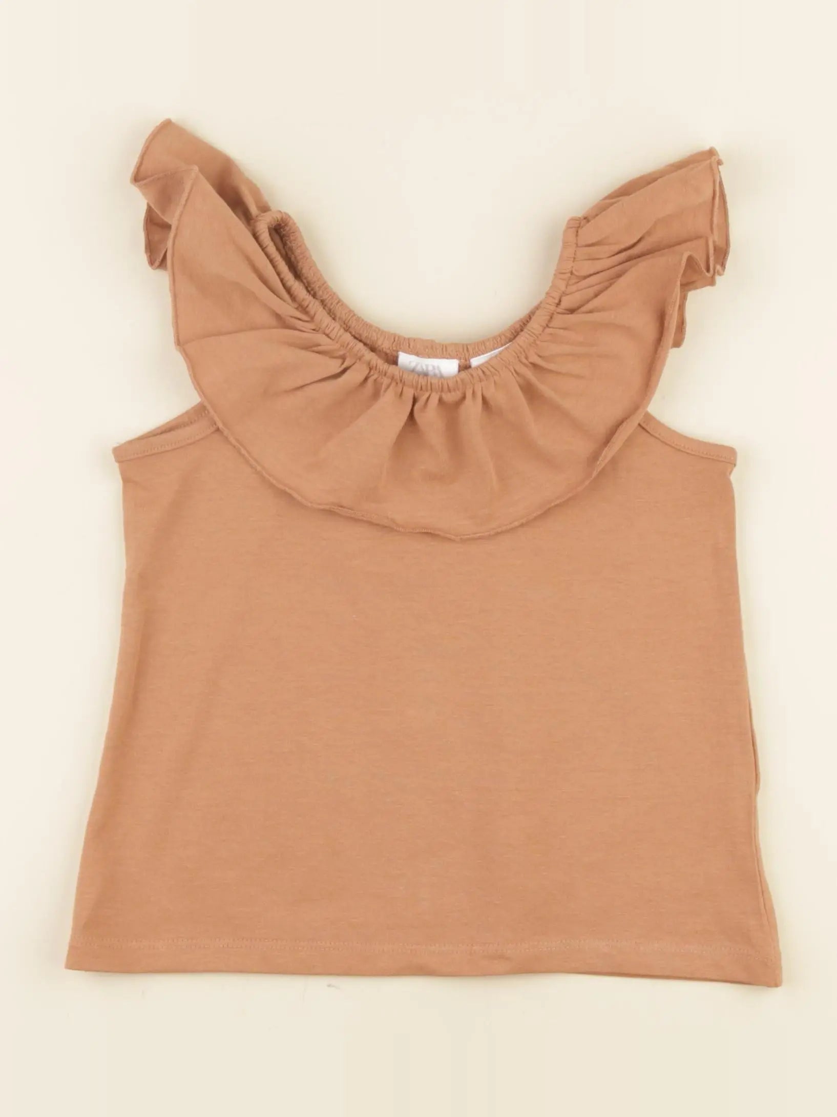 Zara - débardeur marron - 3/4 ans