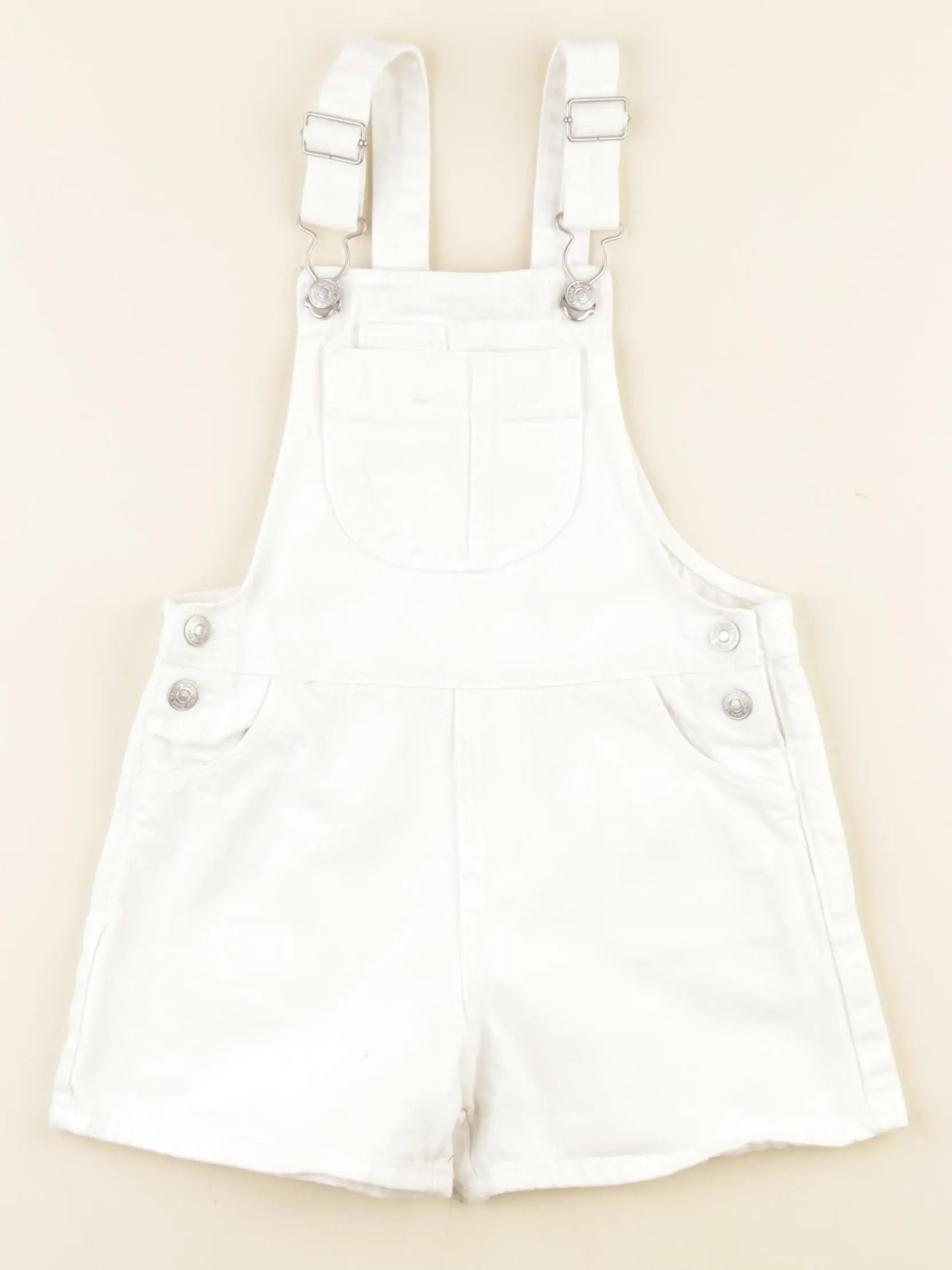 Zara - salopette blanc - 2/3 ans