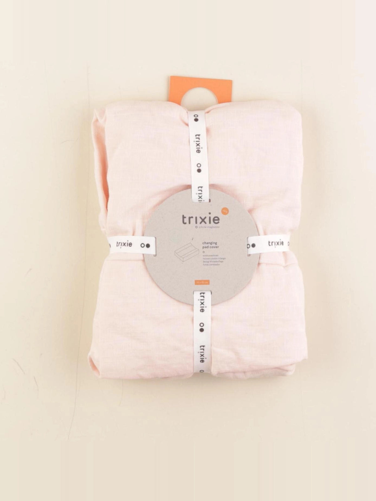 Trixie - housse de matelas à langer rose - 