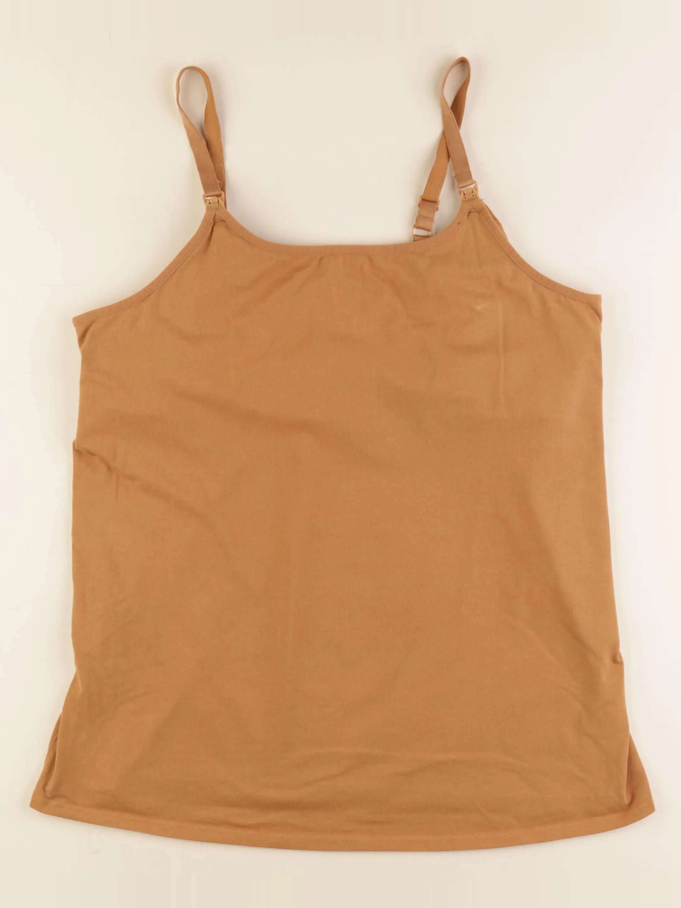 Kiabi - débardeur grossesse marron - l