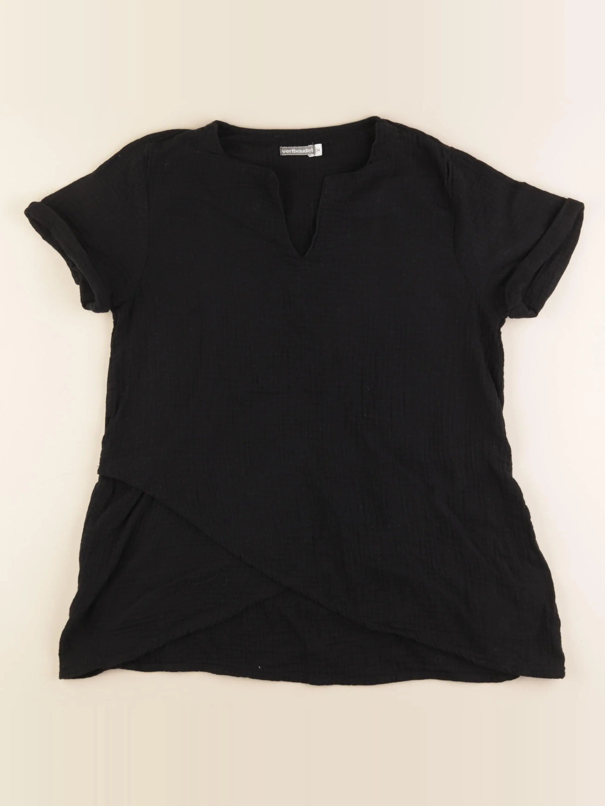Vertbaudet - blouse grossesse noir - 34