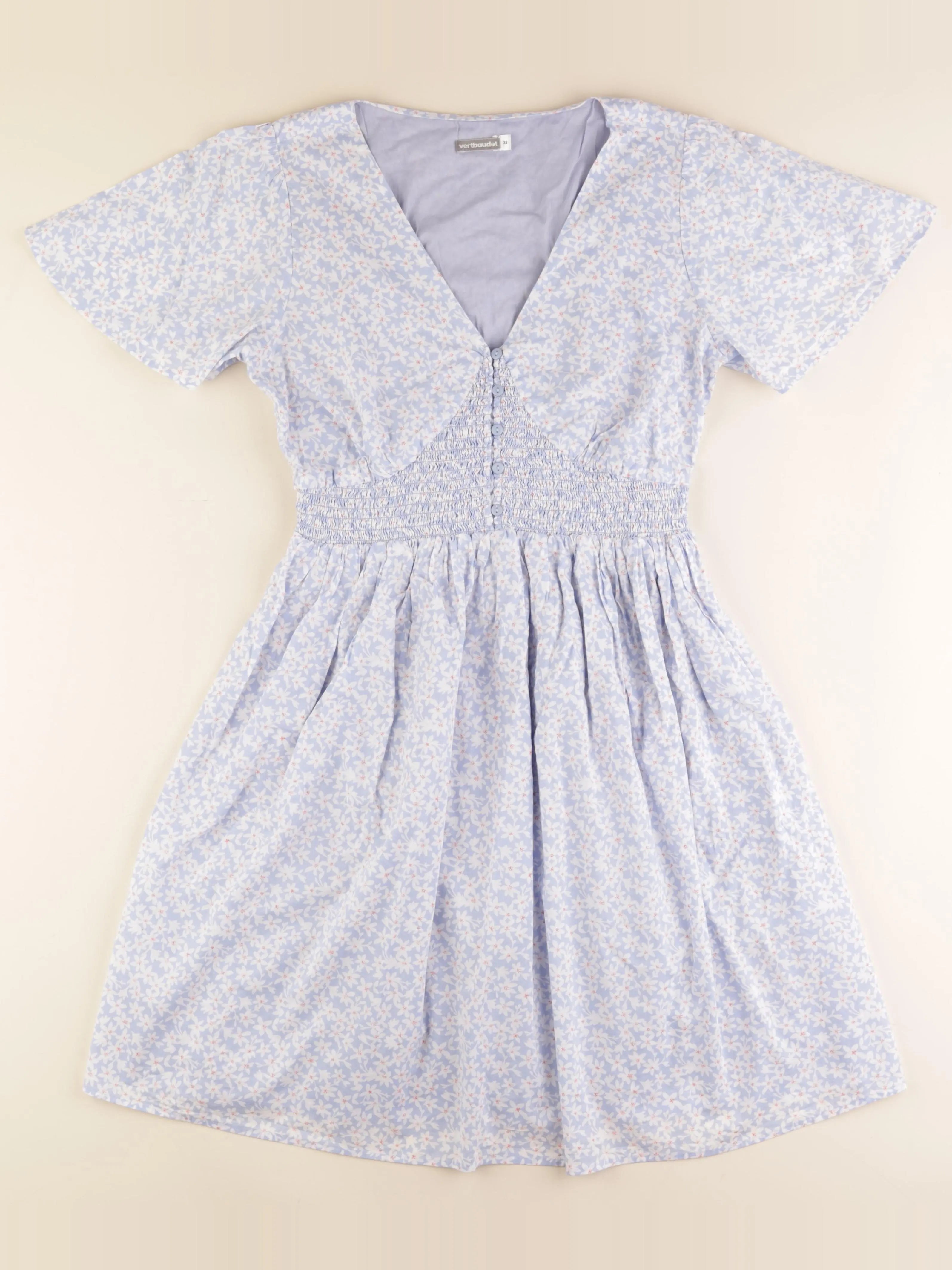 Vertbaudet - robe grossesse bleu - 38