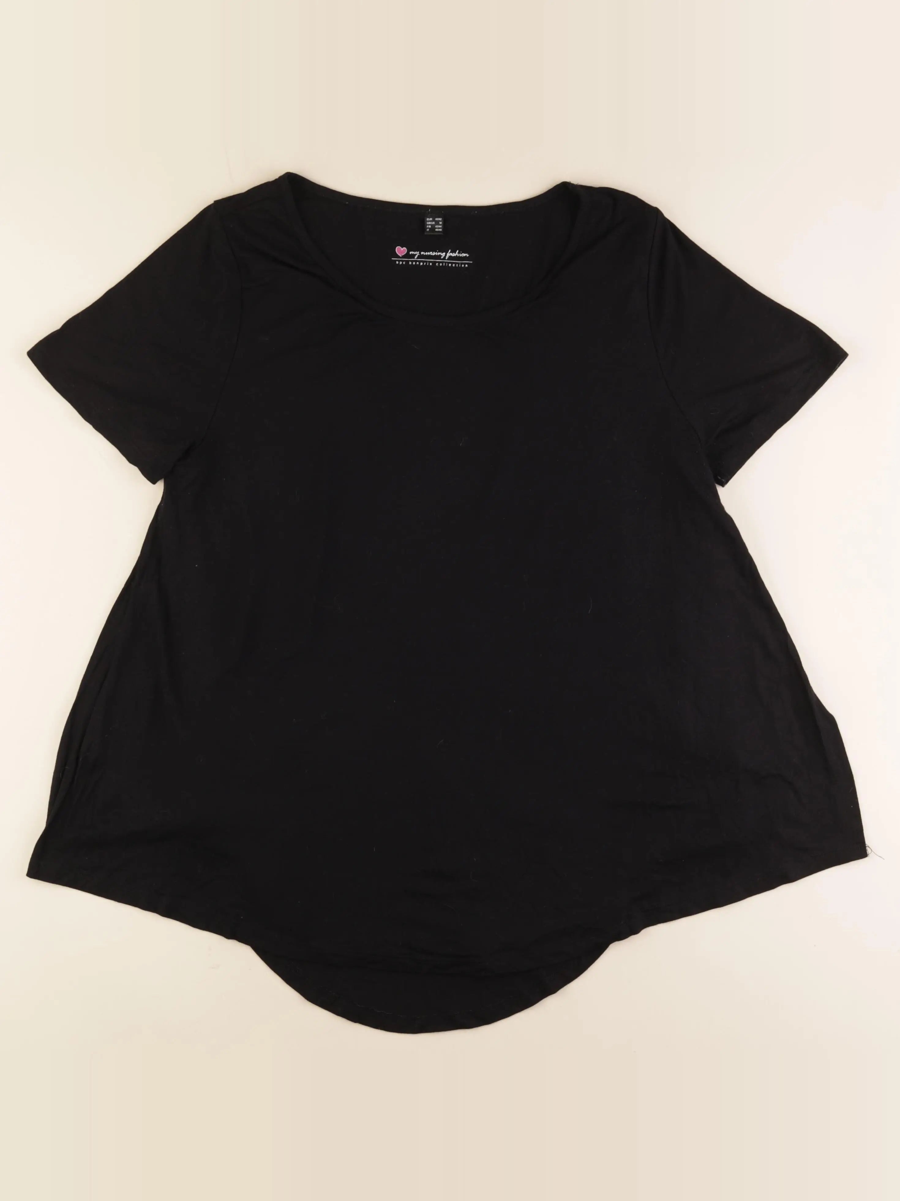 Bonprix - tee-shirt grossesse noir - 40 à 42