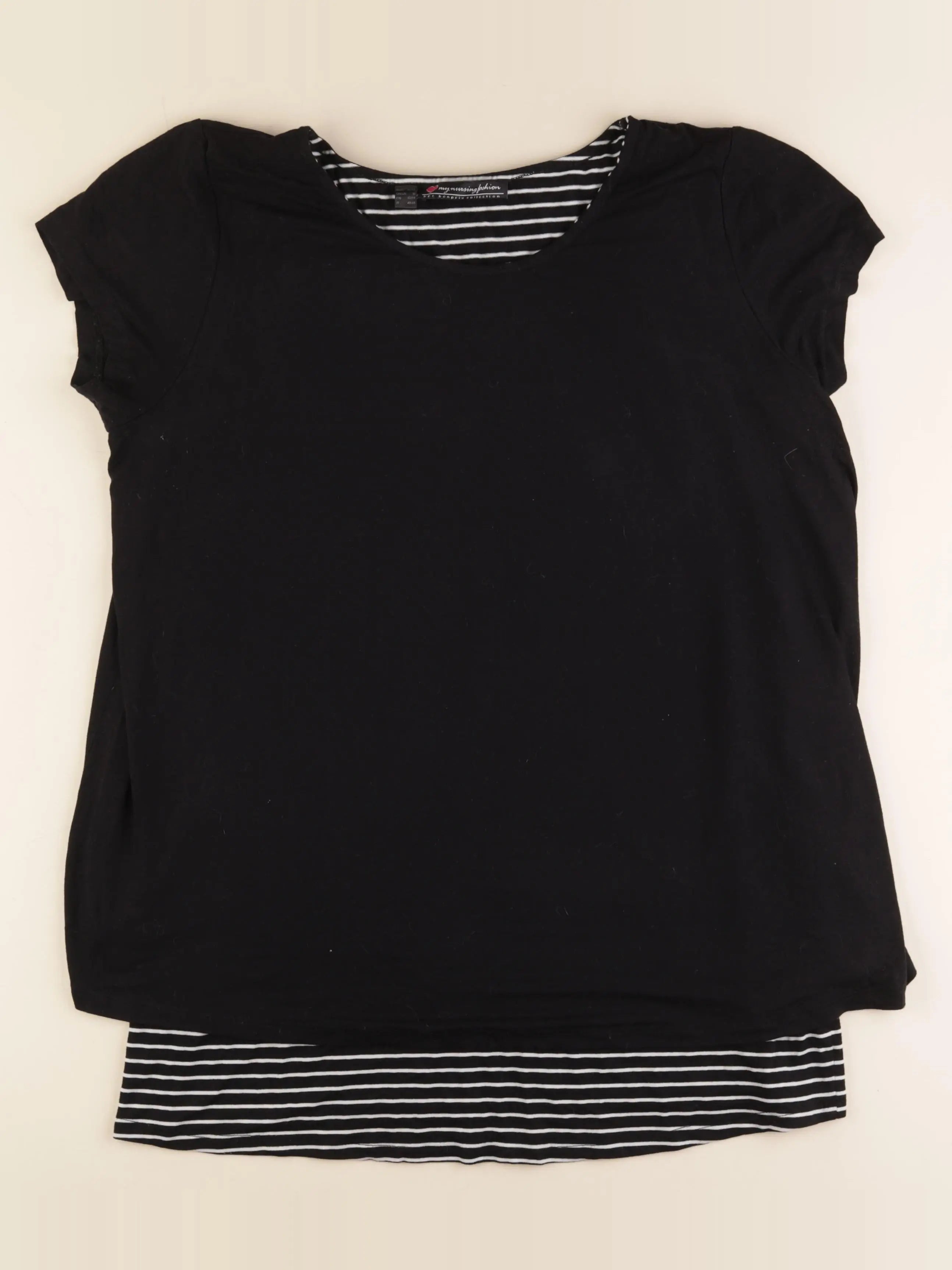 Bonprix - tee-shirt grossesse noir - 40 à 42