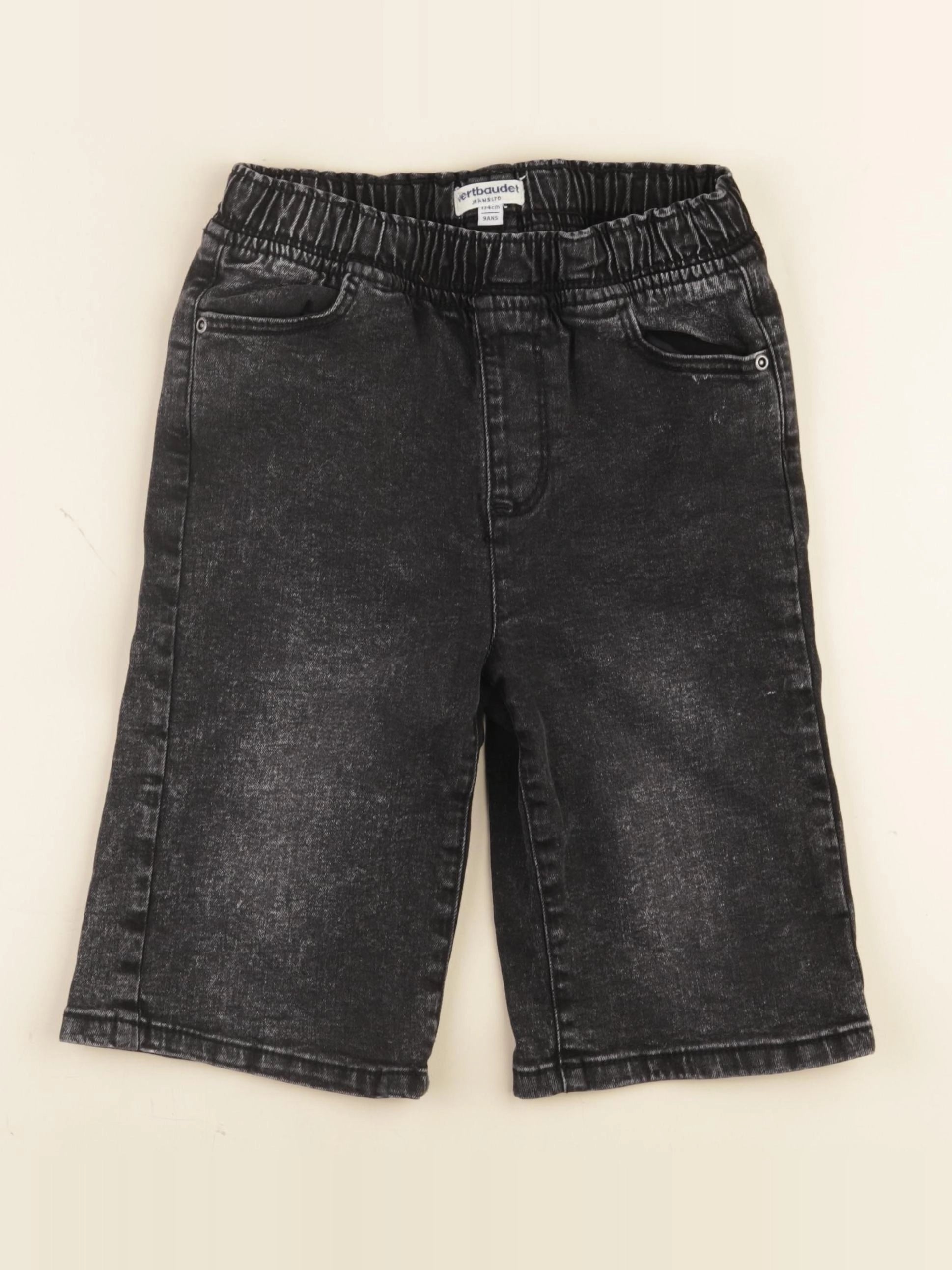 Vertbaudet - short noir - 9 ans