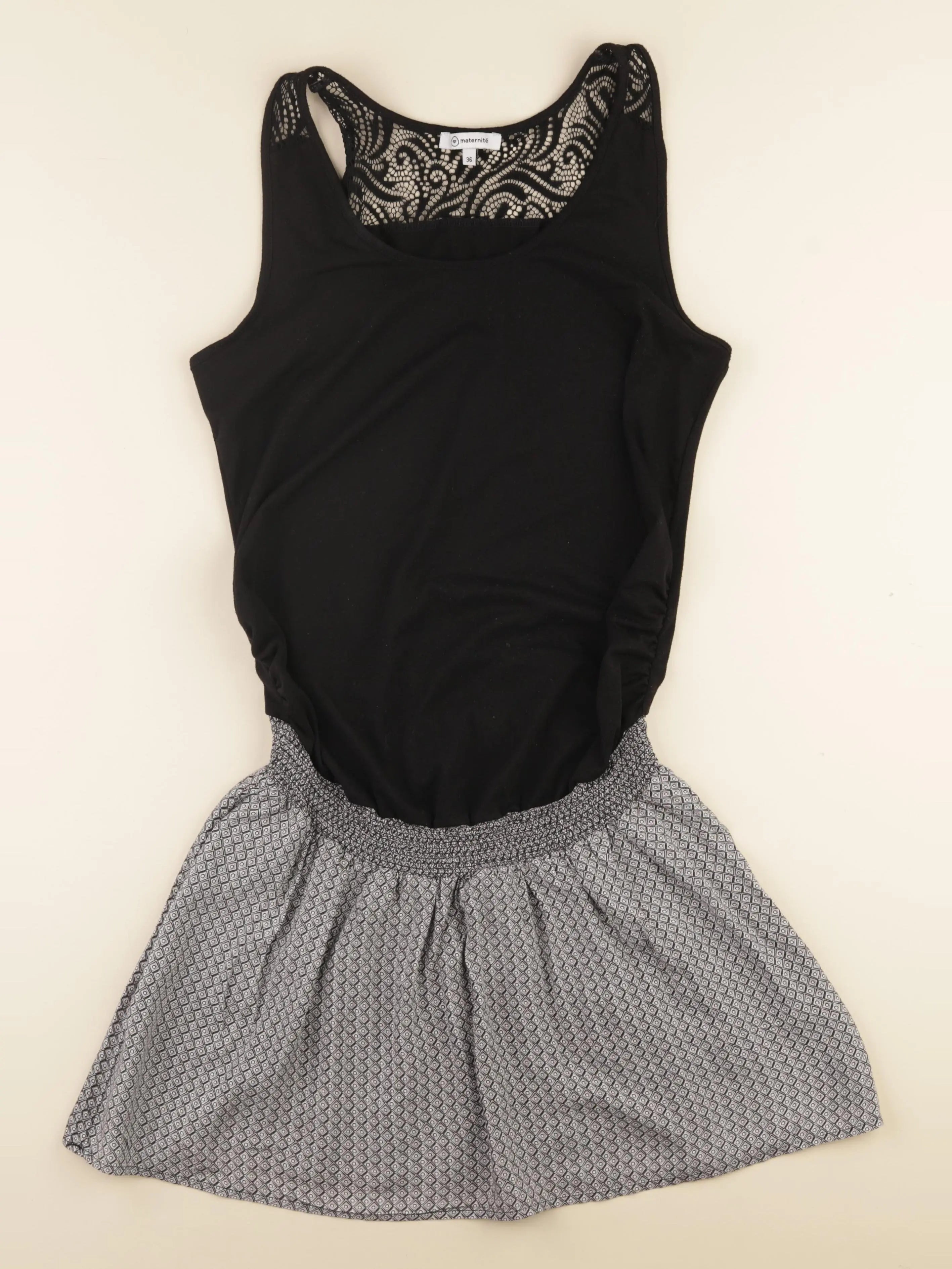 La Halle - robe grossesse noir - 36