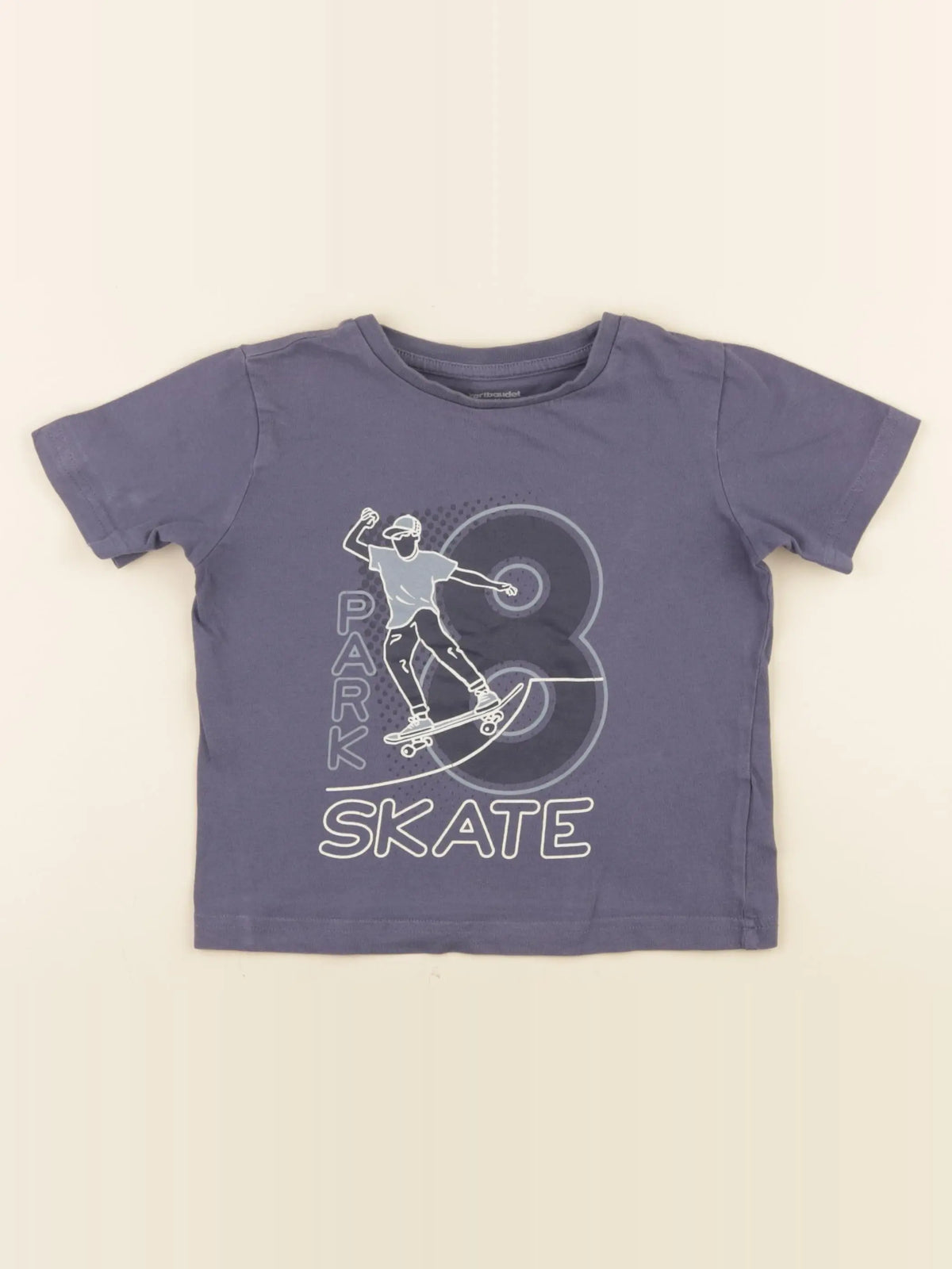 Vertbaudet - tee-shirt bleu - 4 ans