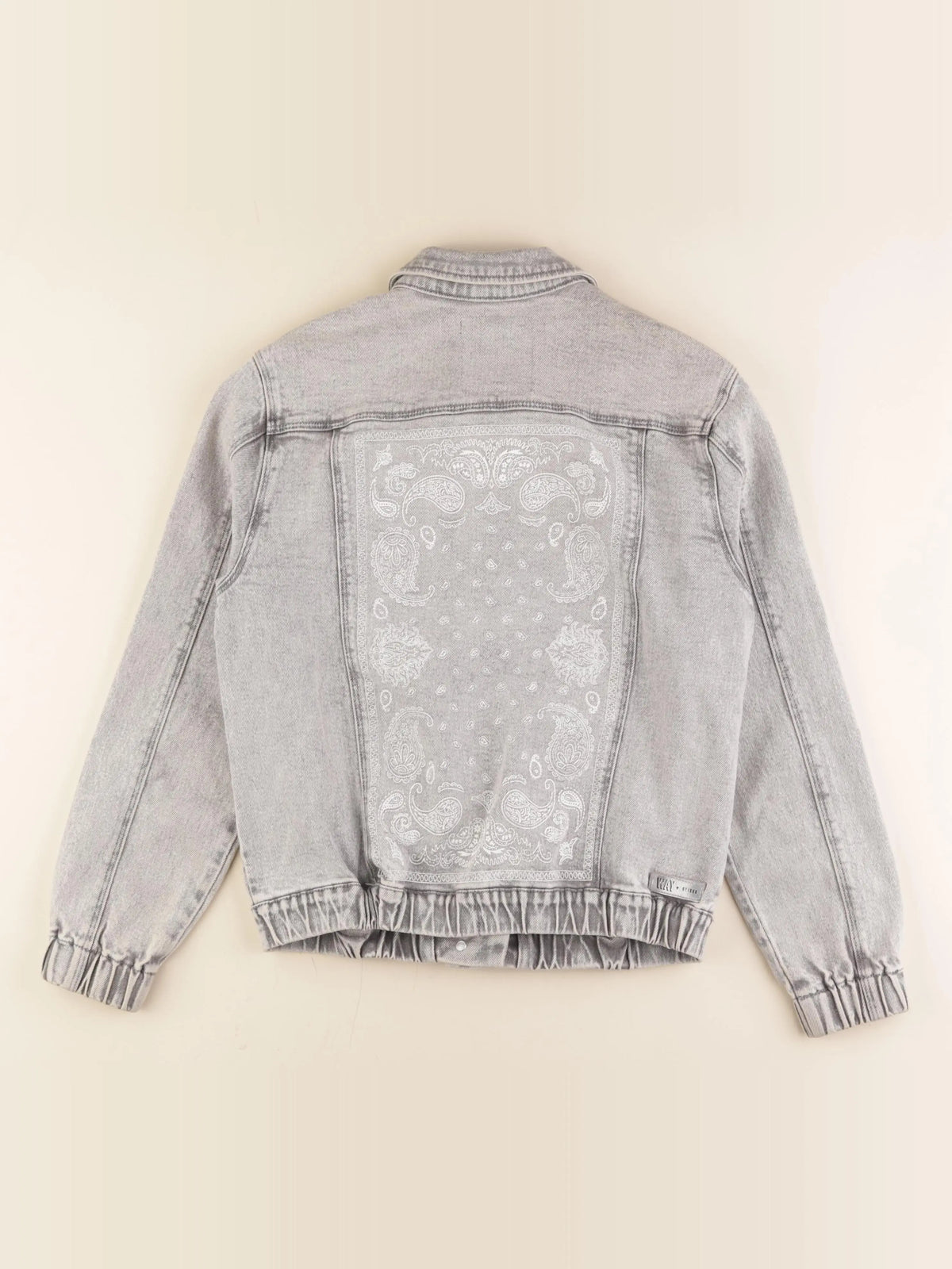 IKKS - veste imprimé au dos gris - 12 ans