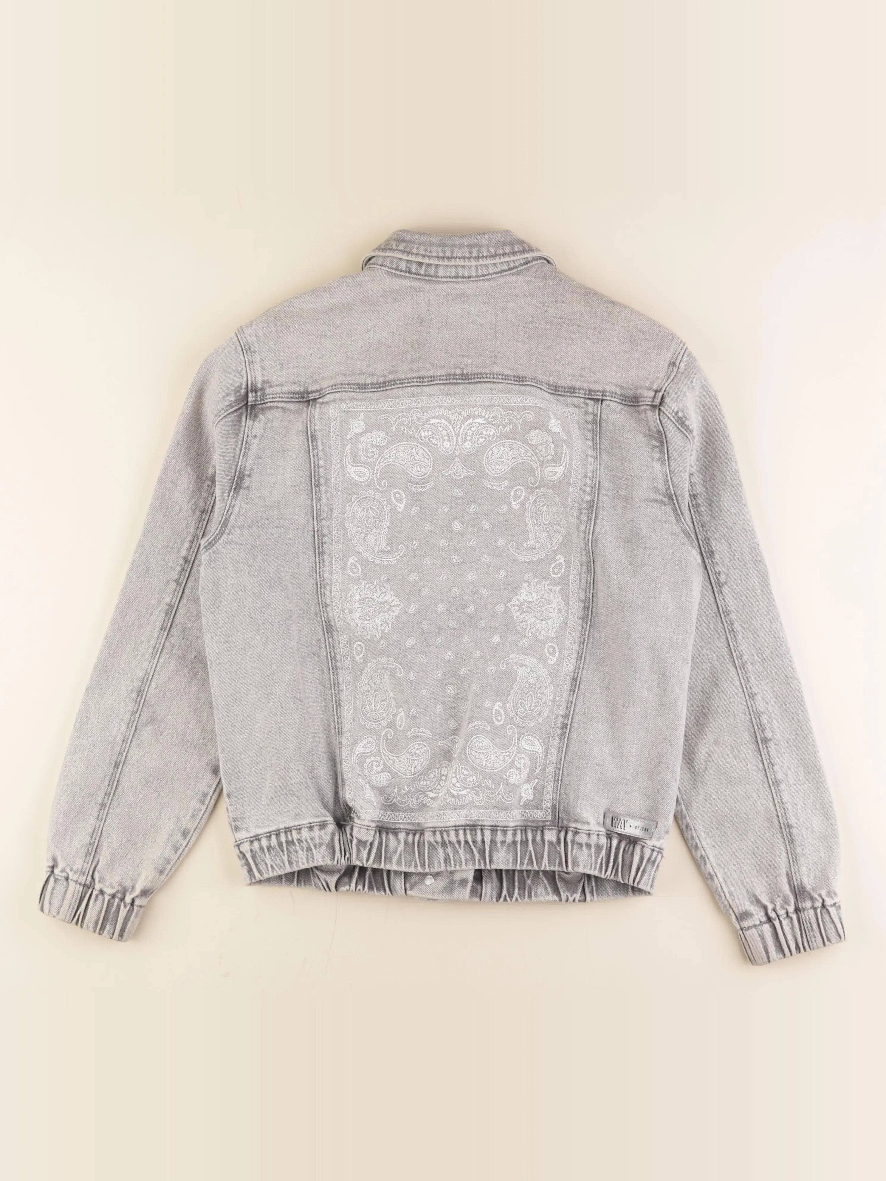 IKKS - veste imprimé au dos gris - 12 ans