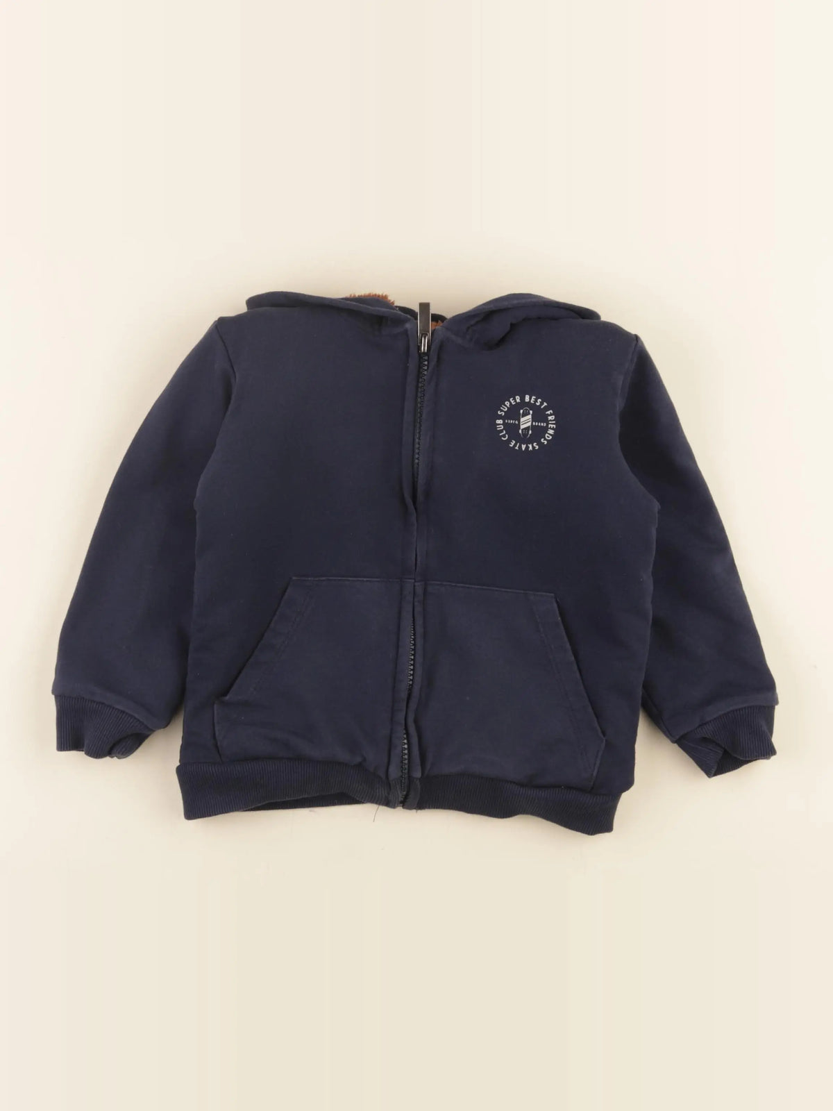 Vertbaudet - sweat bleu - 4 ans