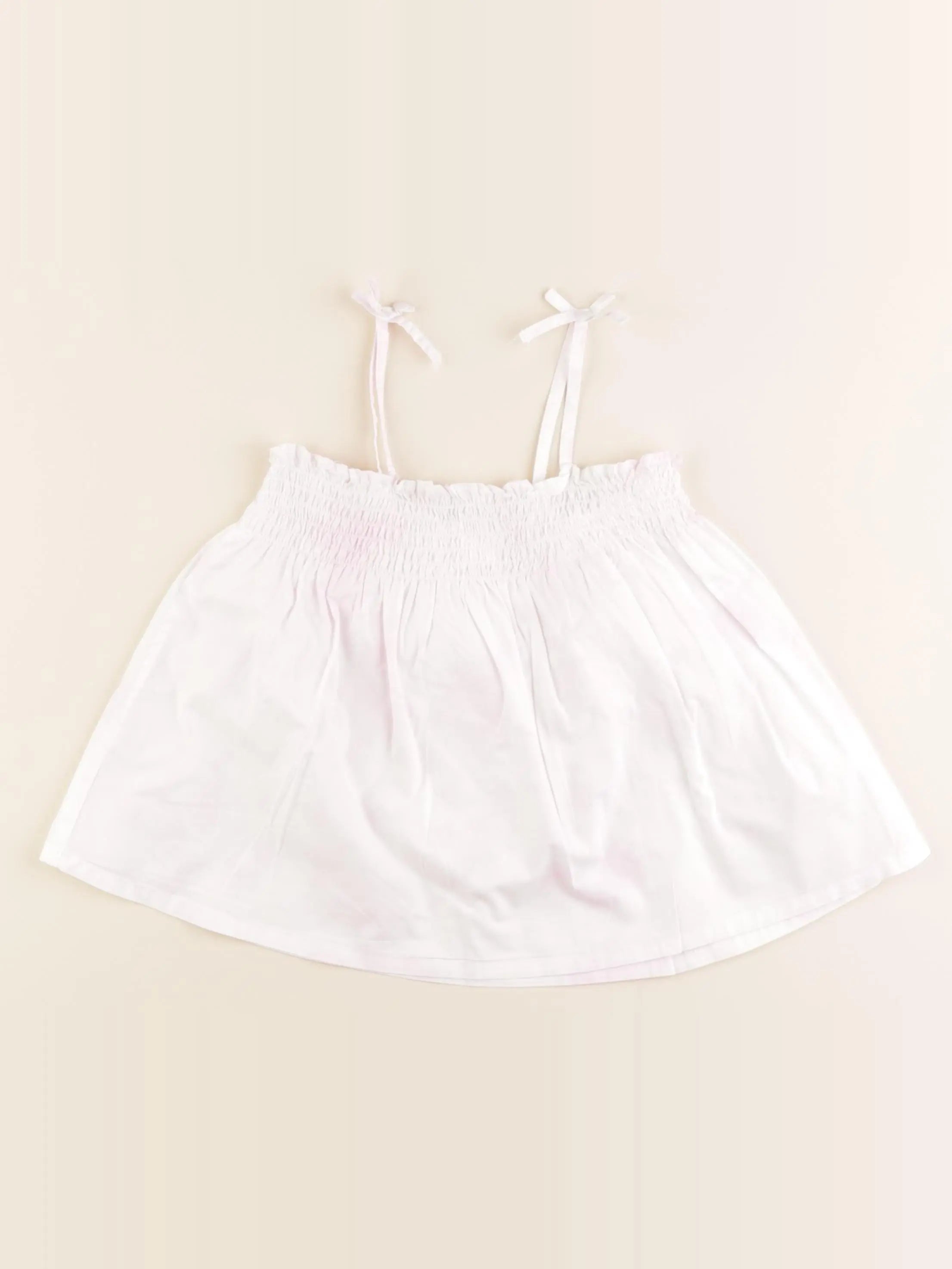 Zara - blouse blanc, rose - 3/4 ans