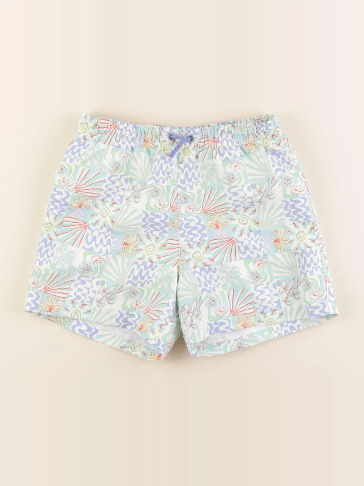 Zara - maillot de bain bleu, multicolore - 8/9 ans
