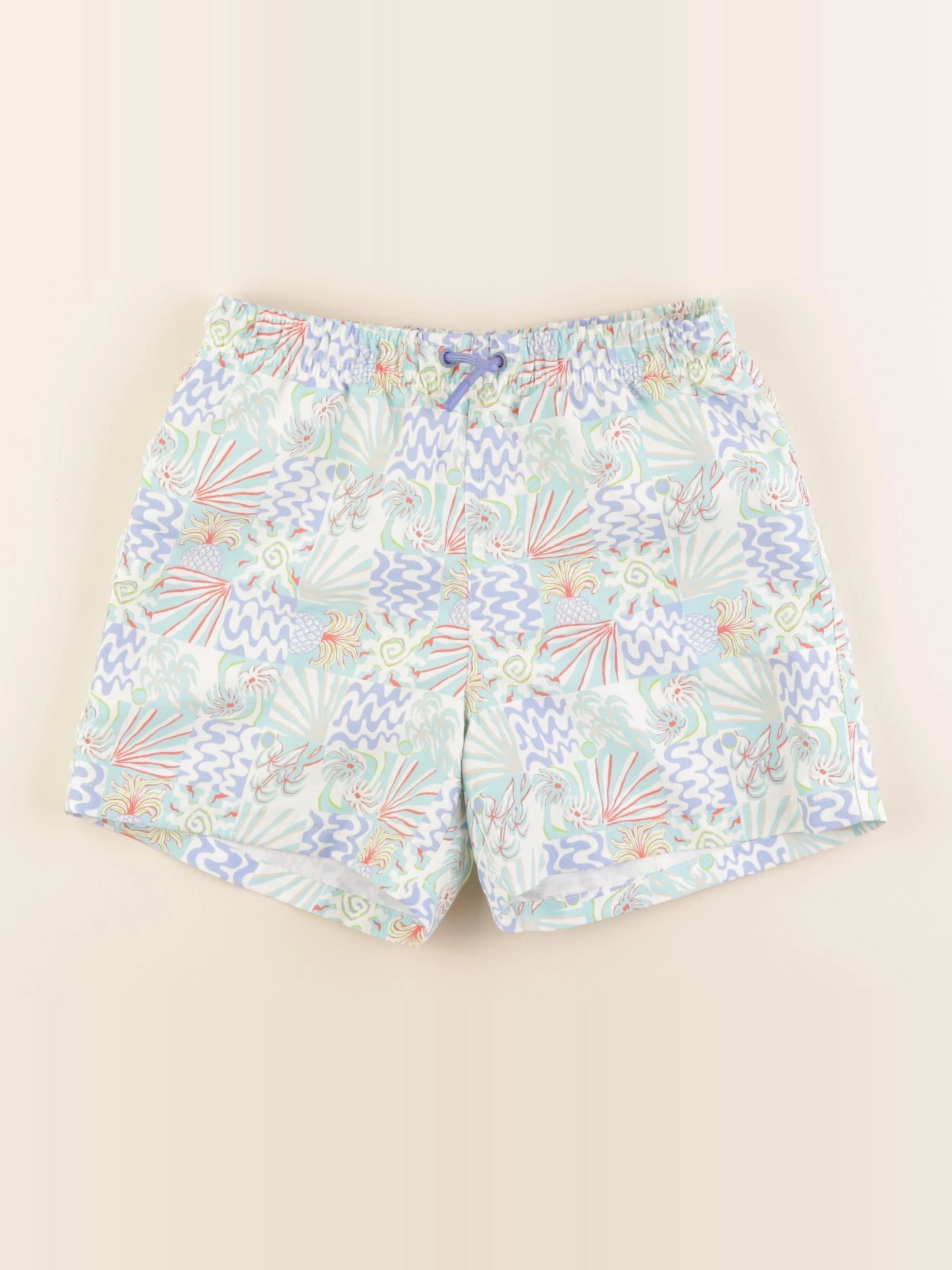 Zara - maillot de bain bleu, multicolore - 8/9 ans
