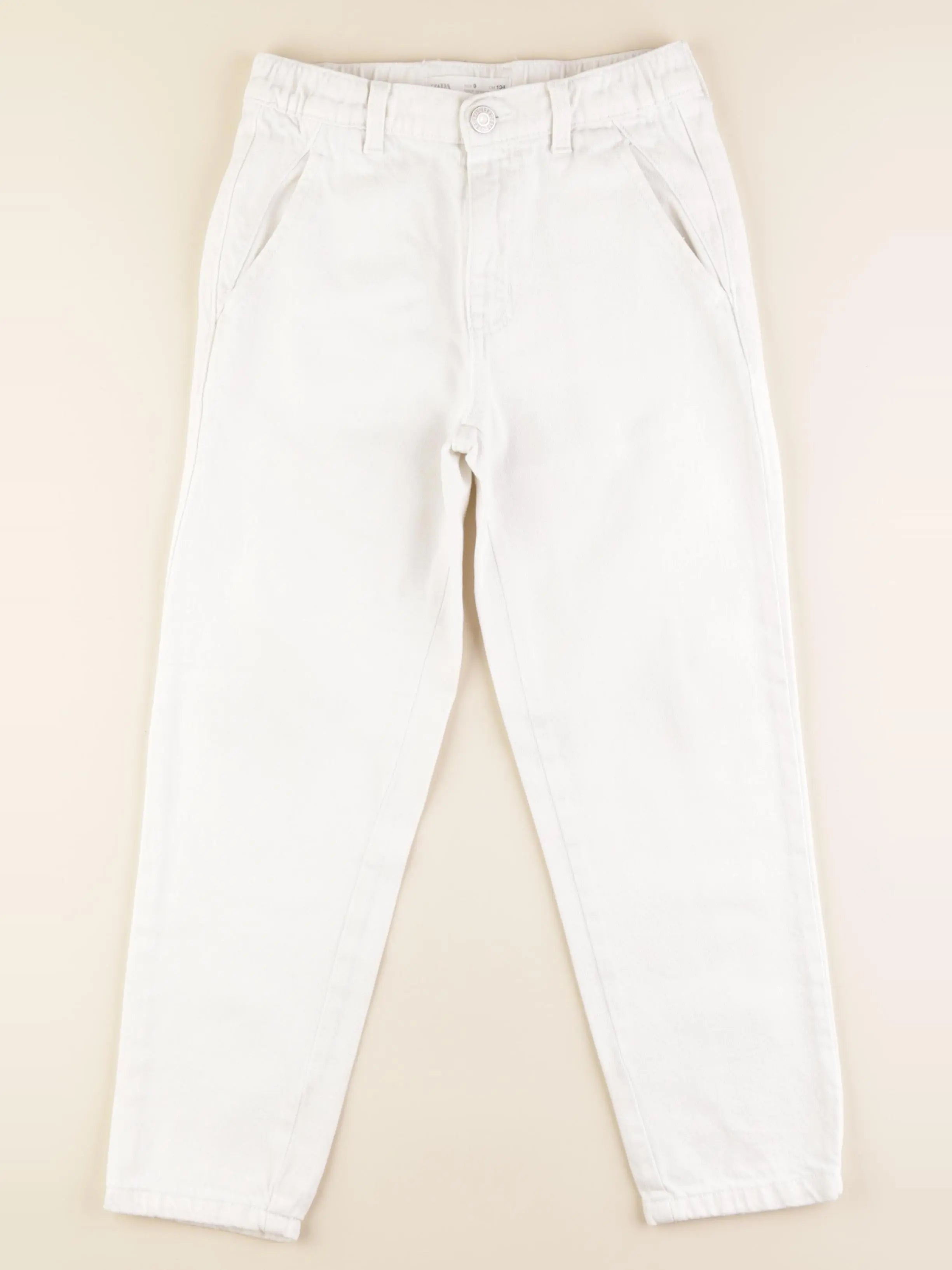 Zara - jean blanc - 9 ans