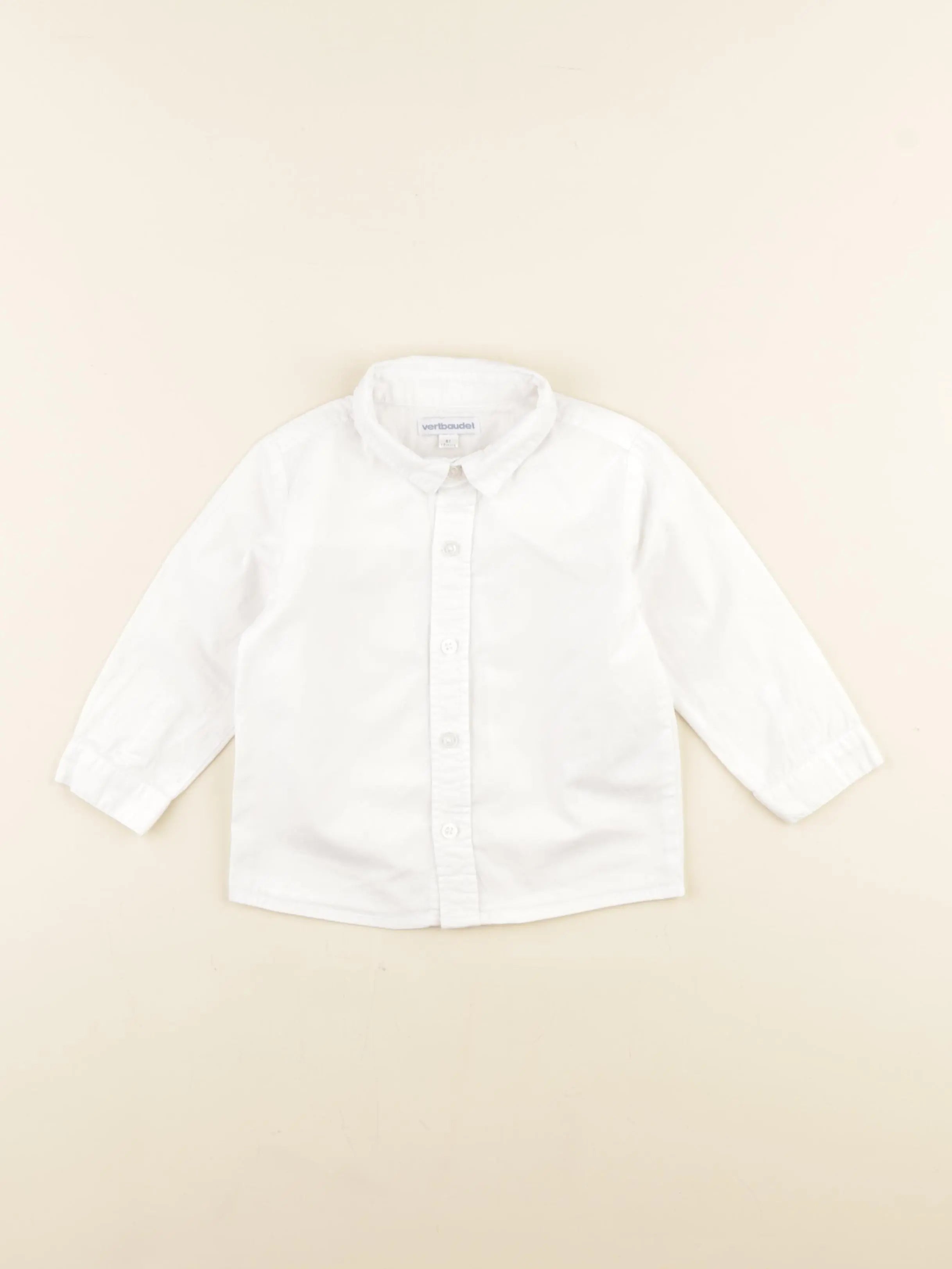 Vertbaudet - chemise blanc - 18 mois