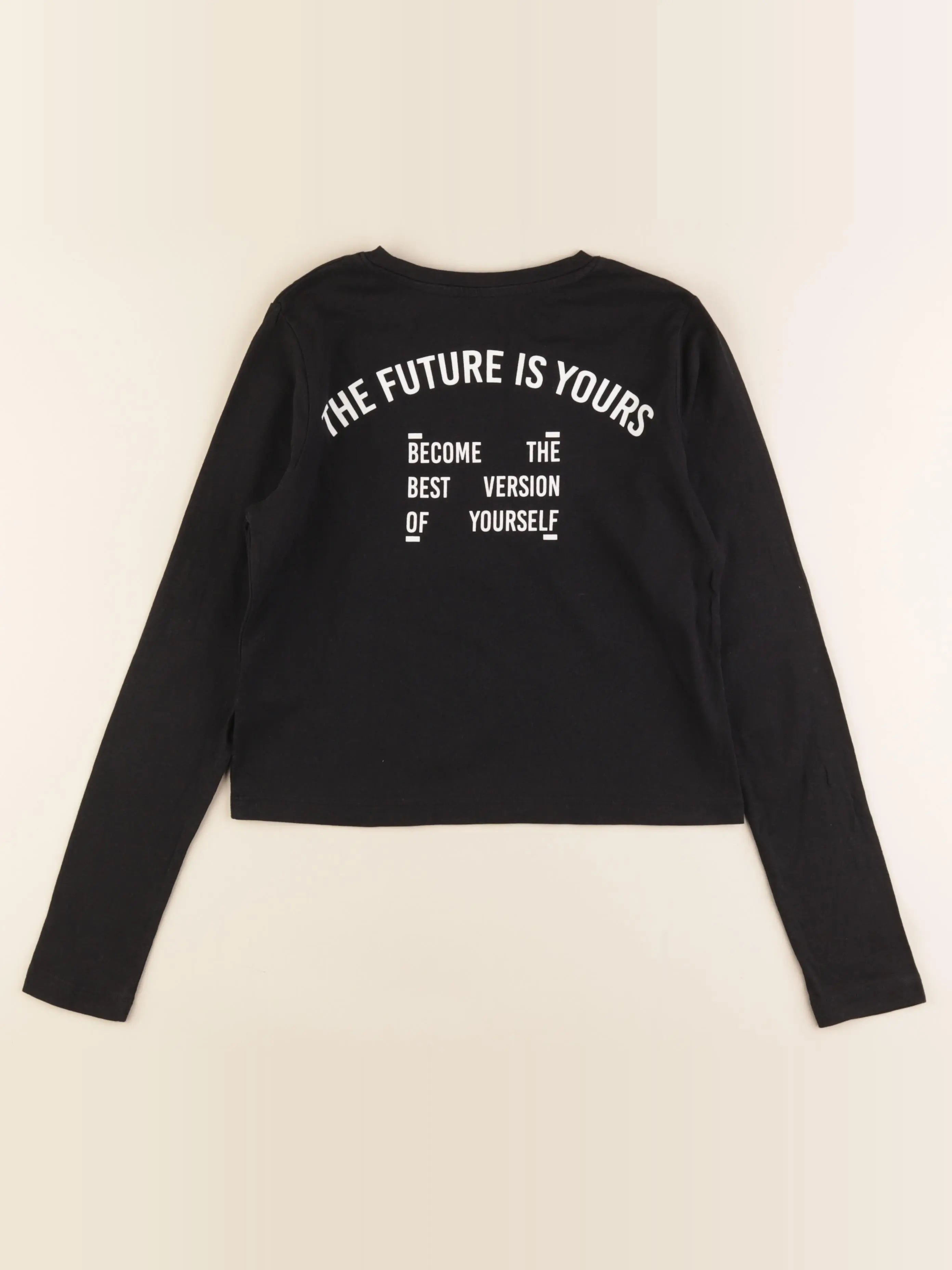 Name it - tee-shirt imprimé au dos noir - 11/12 ans