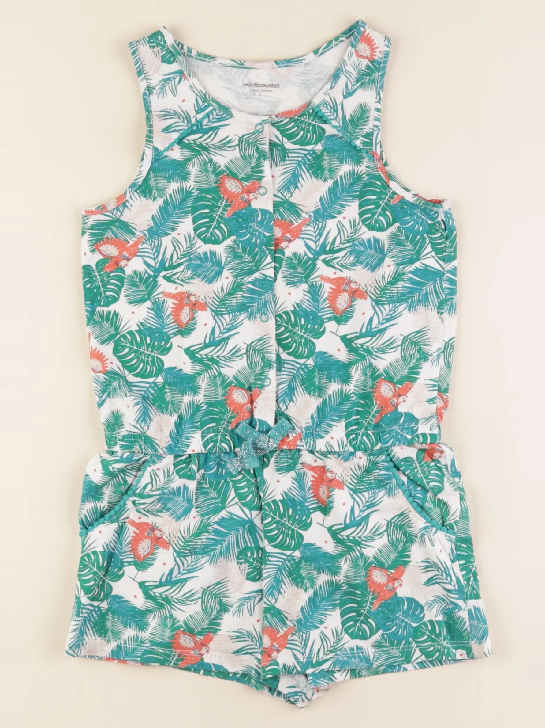 Vertbaudet - combinaison multicolore - 7 ans