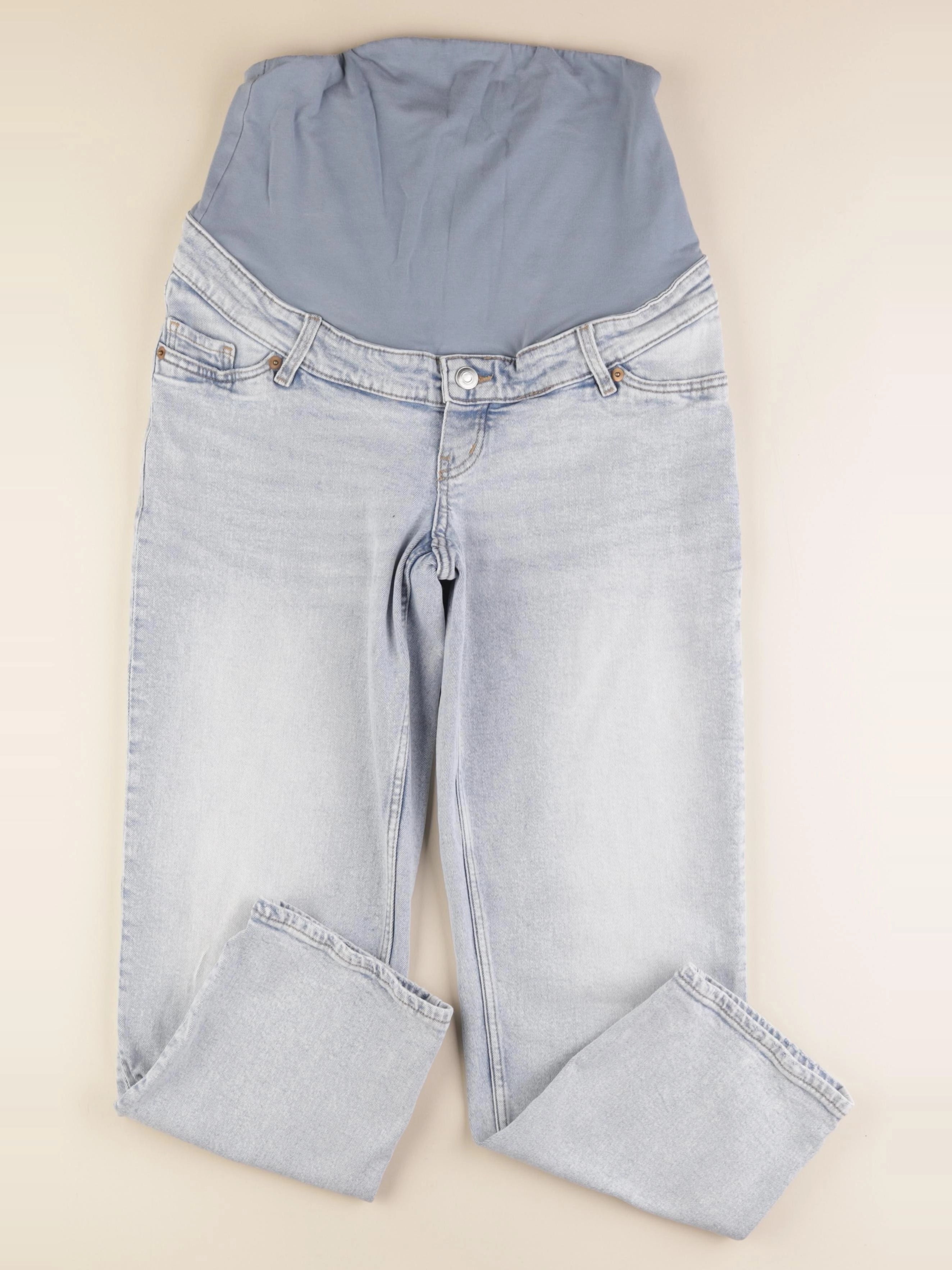 H&M - jean grossesse bleu - s