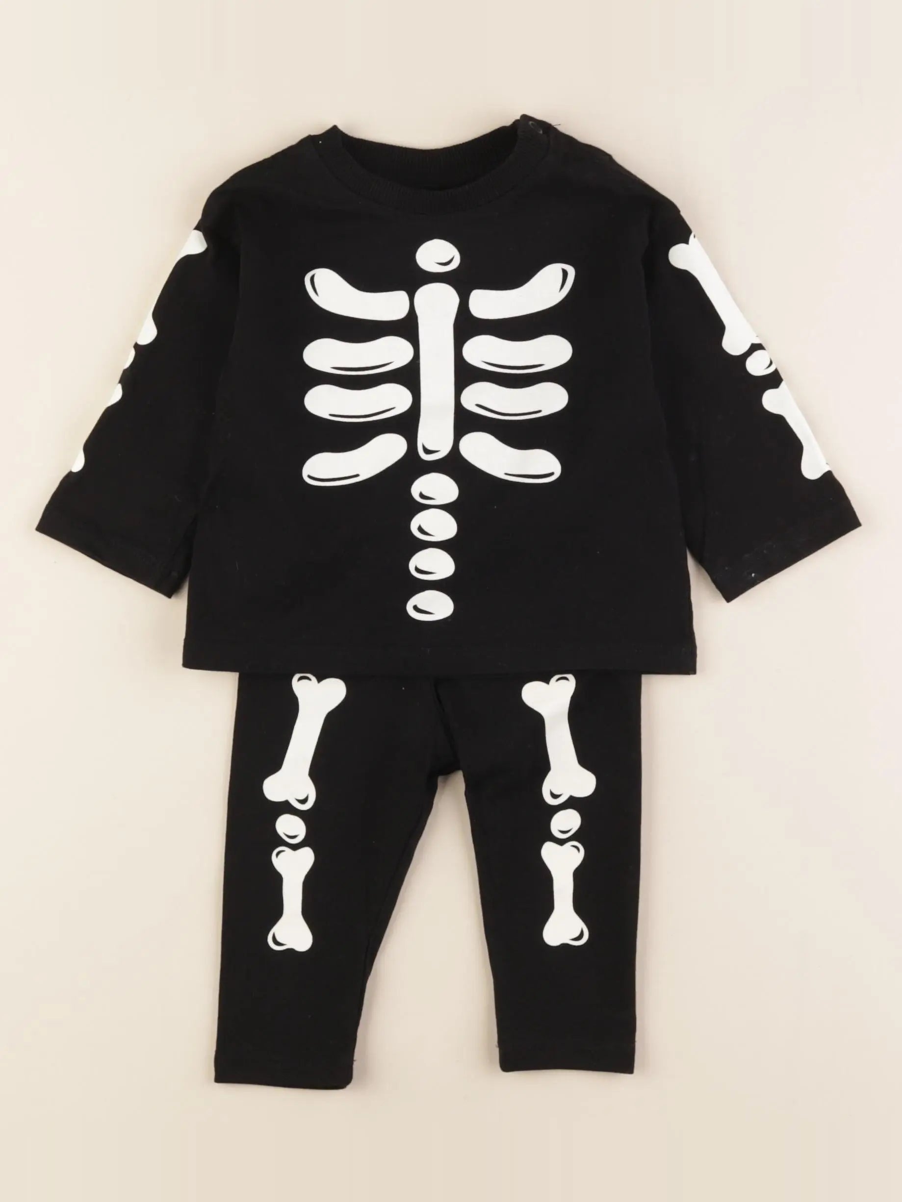 H&M - ensemble noir - 4/6 mois