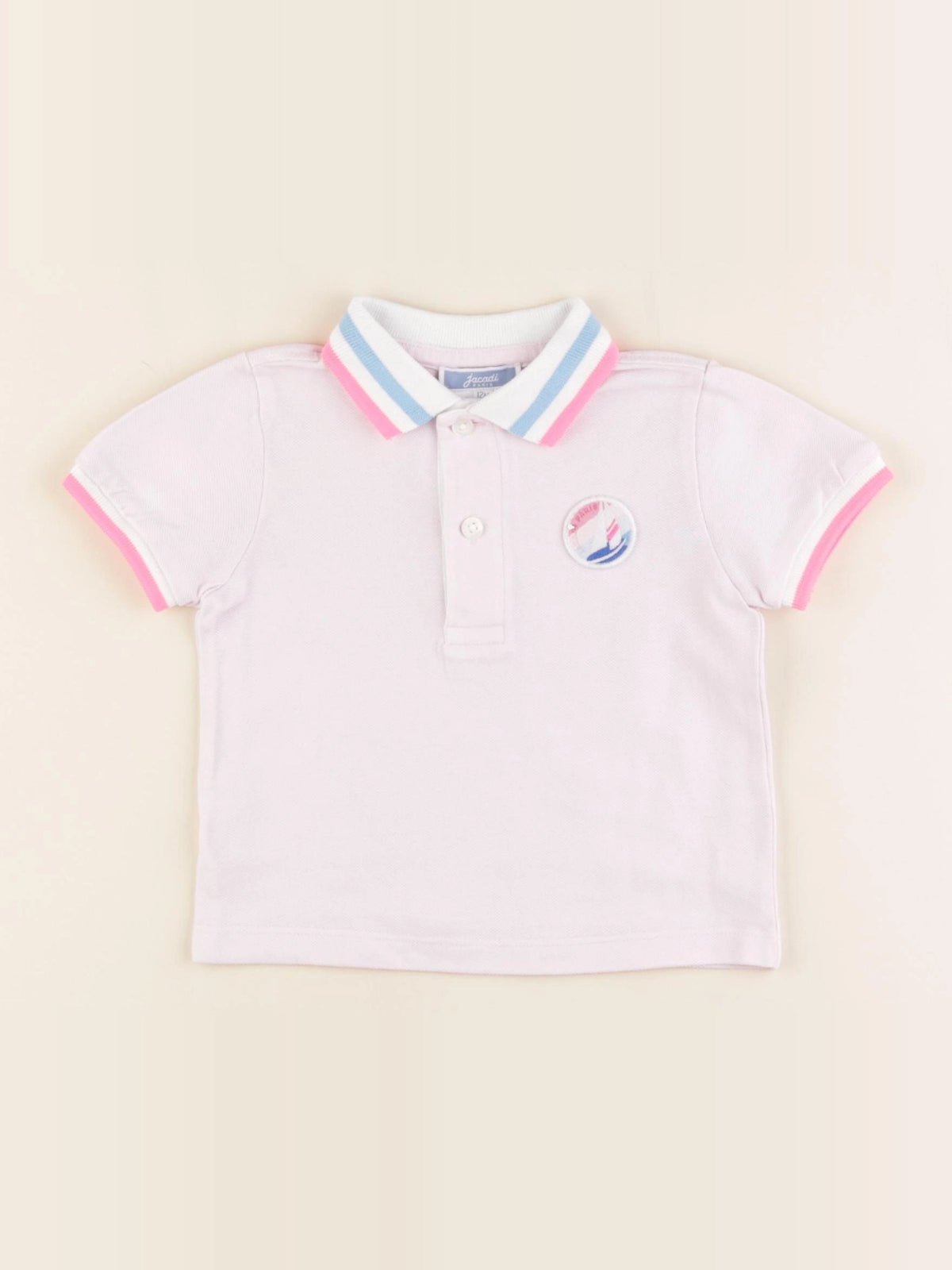 Jacadi - tee-shirt rose - 12 mois