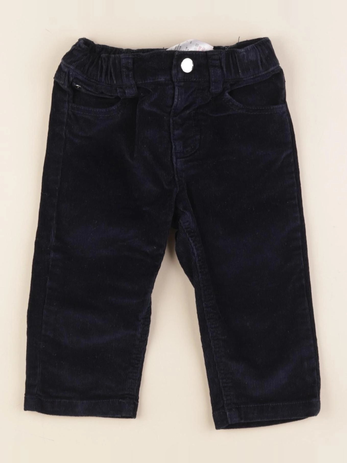 Jacadi - pantalon bleu - 12 mois