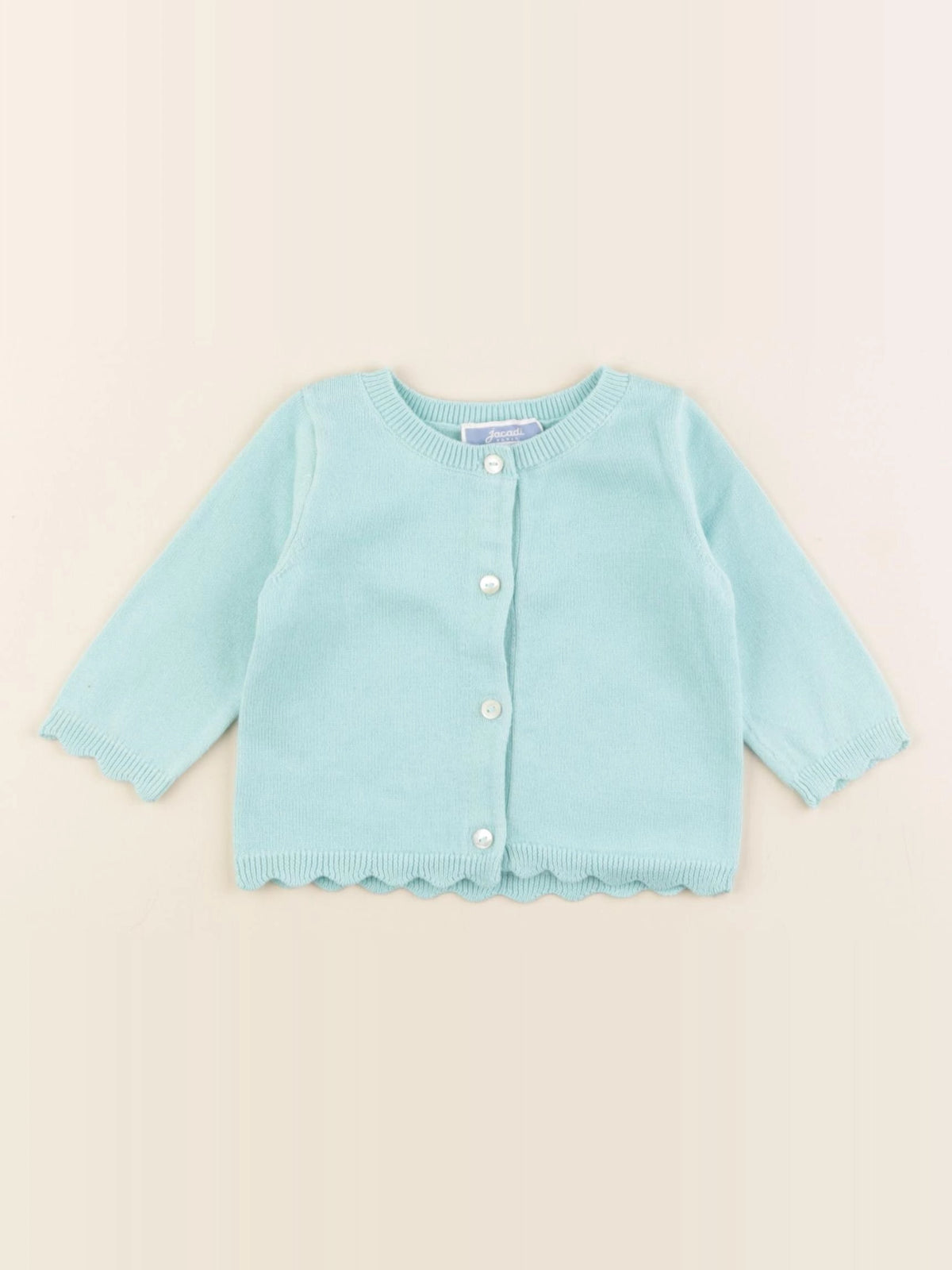 Jacadi - gilet bleu - 3 mois