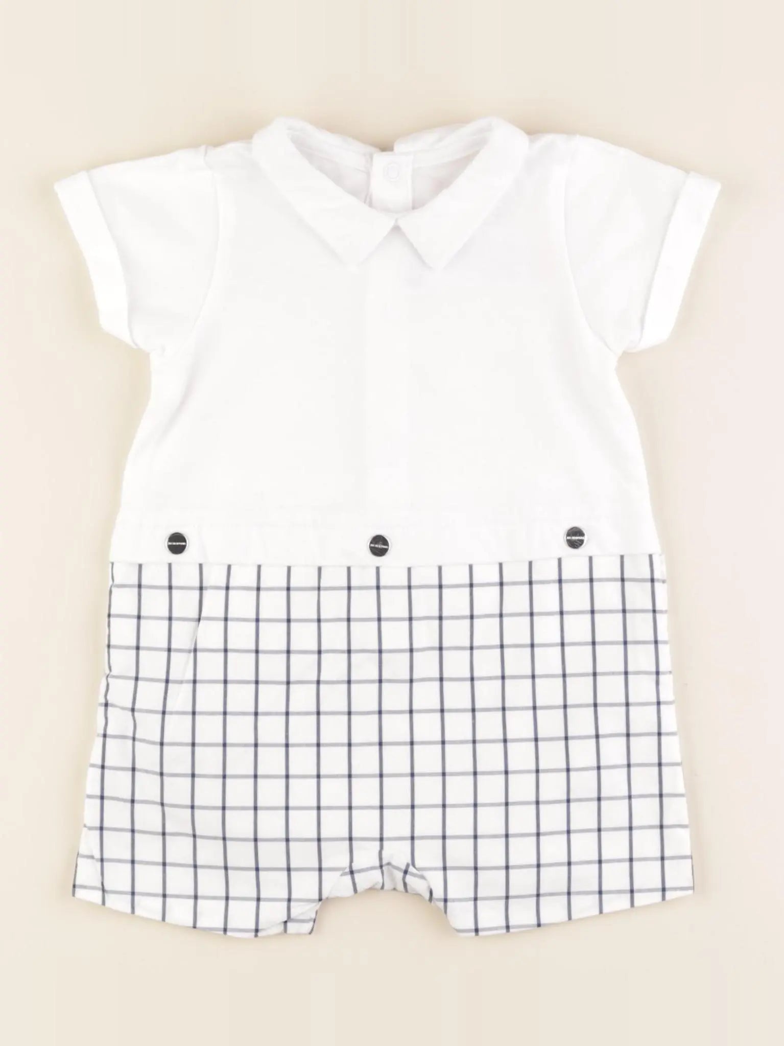 Jacadi - combinaison blanc - 12 mois