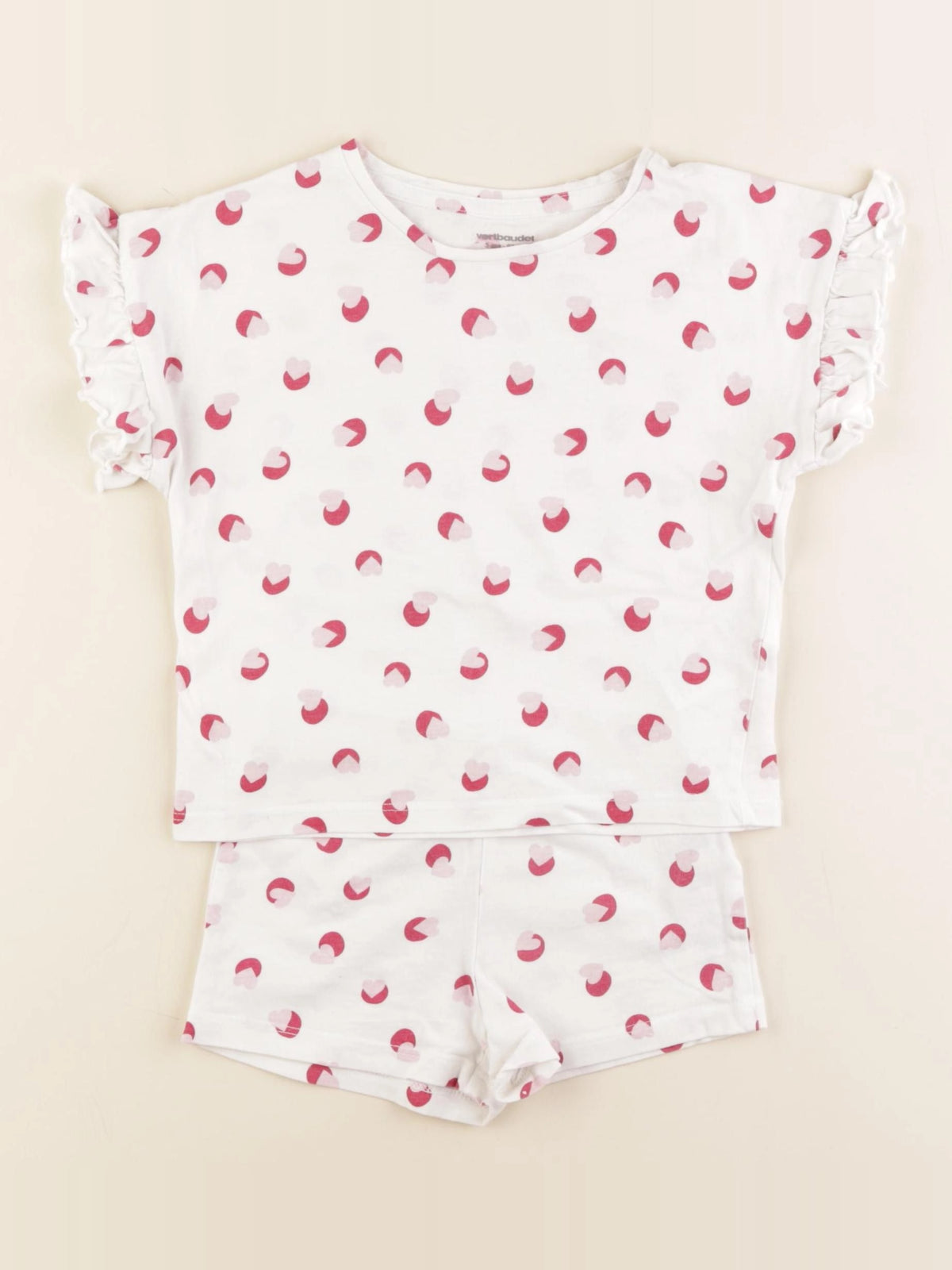 Vertbaudet - pyjama coton blanc - 3 ans