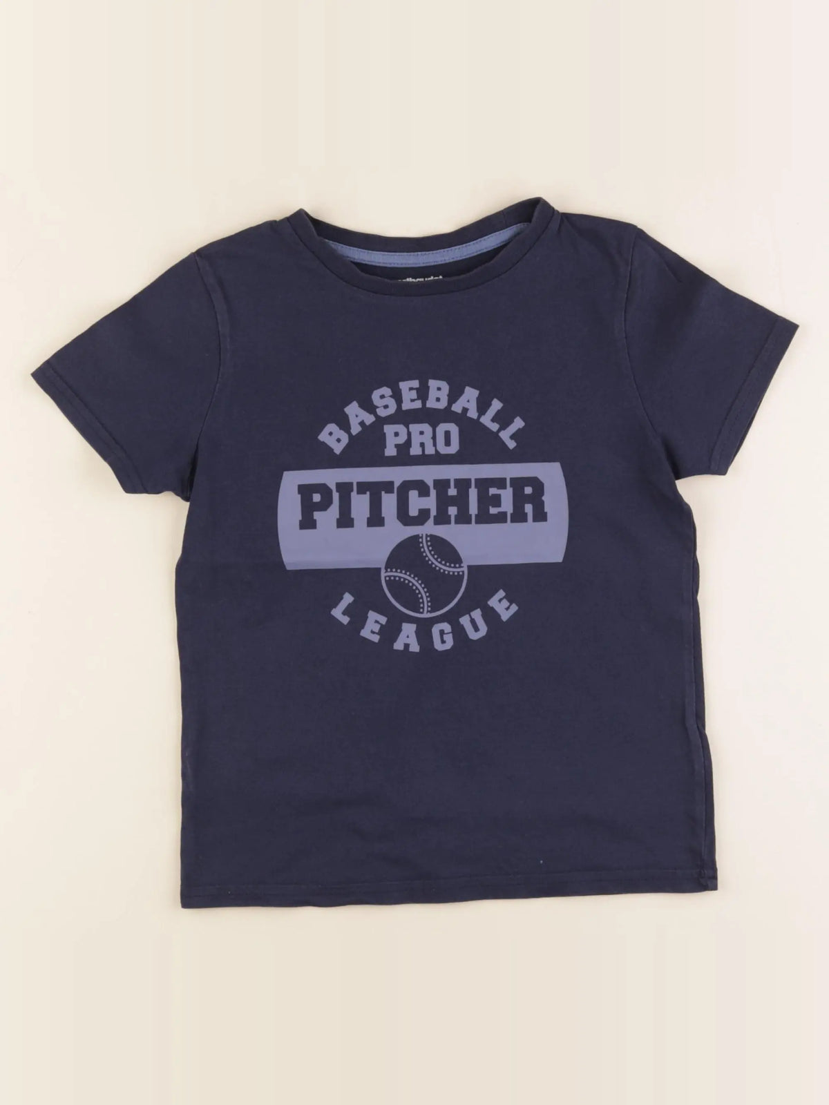 Vertbaudet - tee-shirt bleu - 6 ans