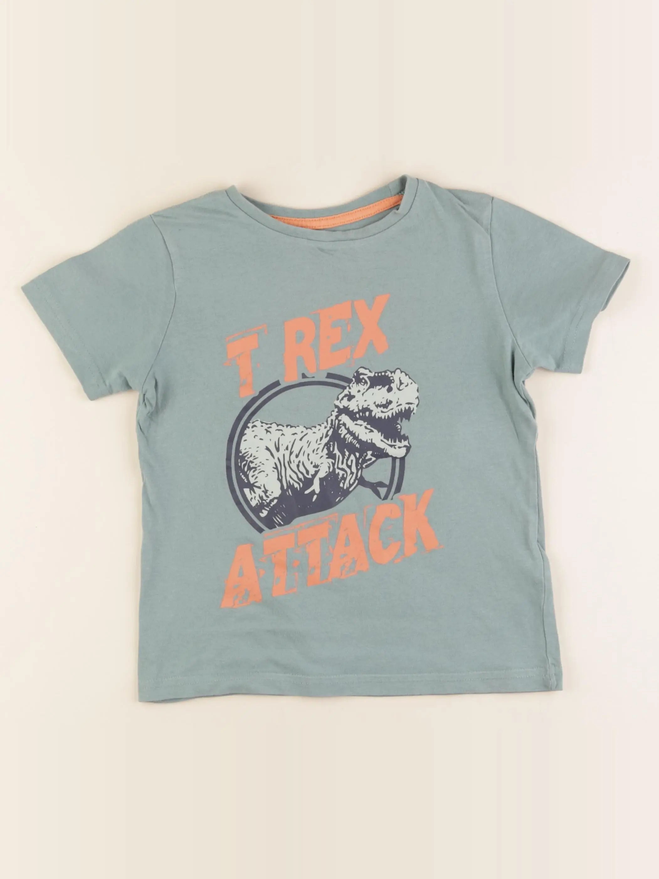 Vertbaudet - tee-shirt vert - 6 ans