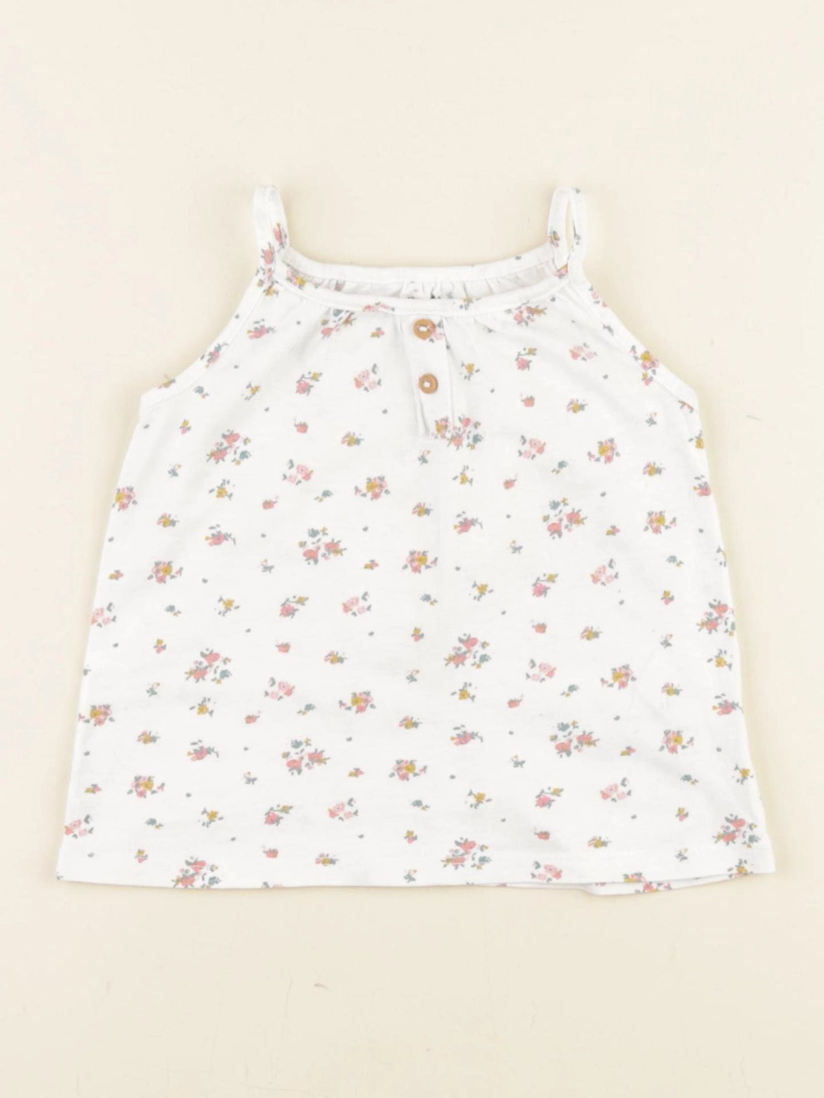 Vertbaudet - débardeur blanc - 18 mois