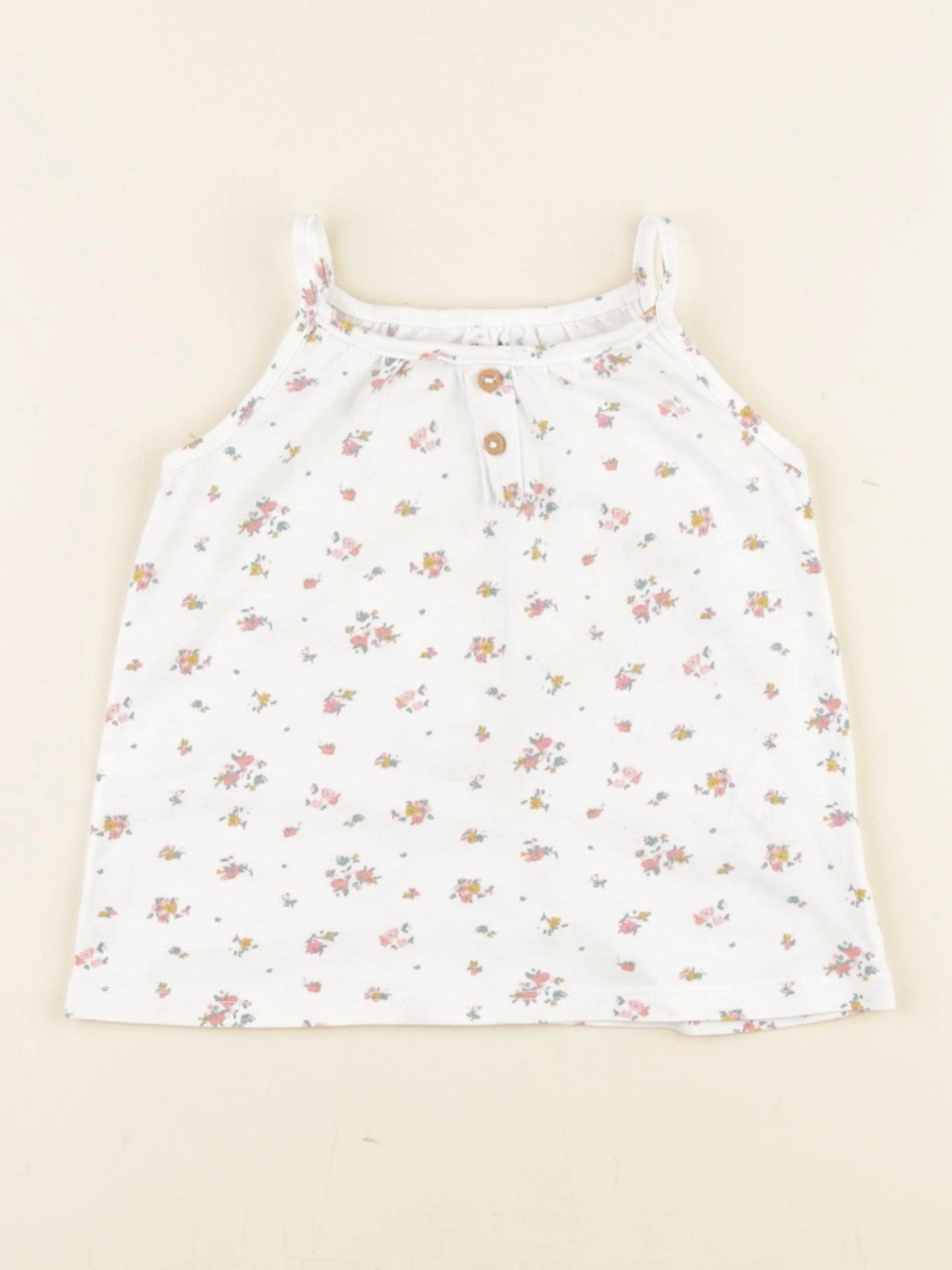 Vertbaudet - débardeur blanc - 18 mois