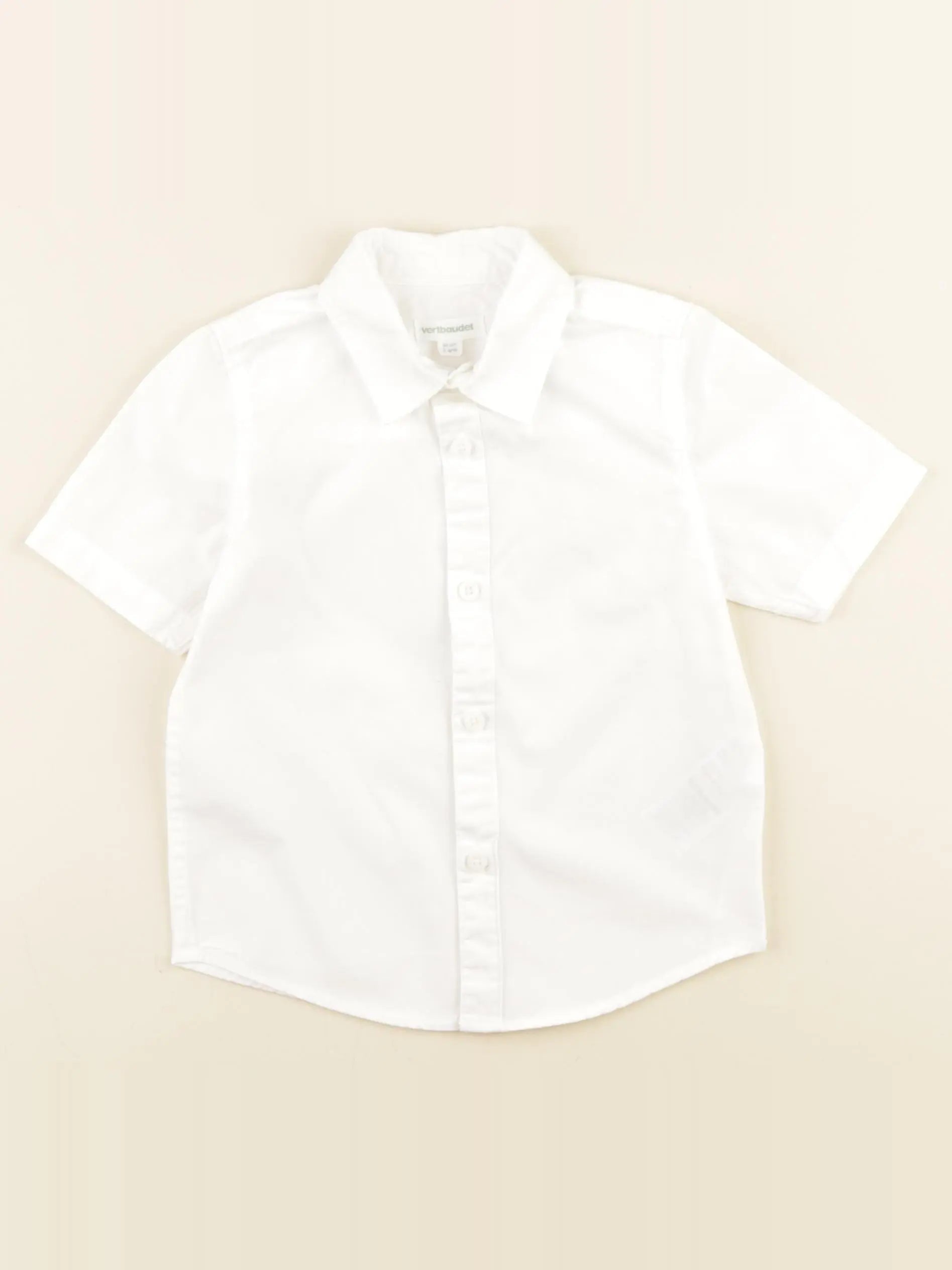 Vertbaudet - chemise blanc - 2 ans