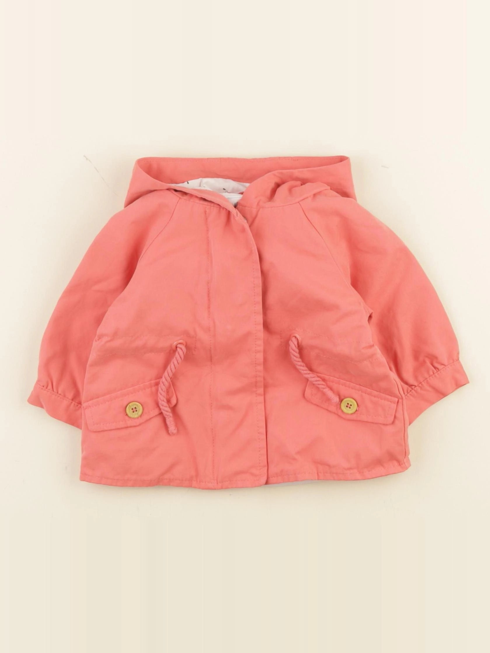 Vertbaudet - imperméable rose - 3 mois