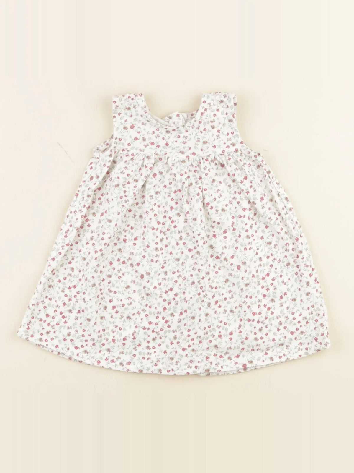 Vertbaudet - robe blanc, multicolore - 3 mois