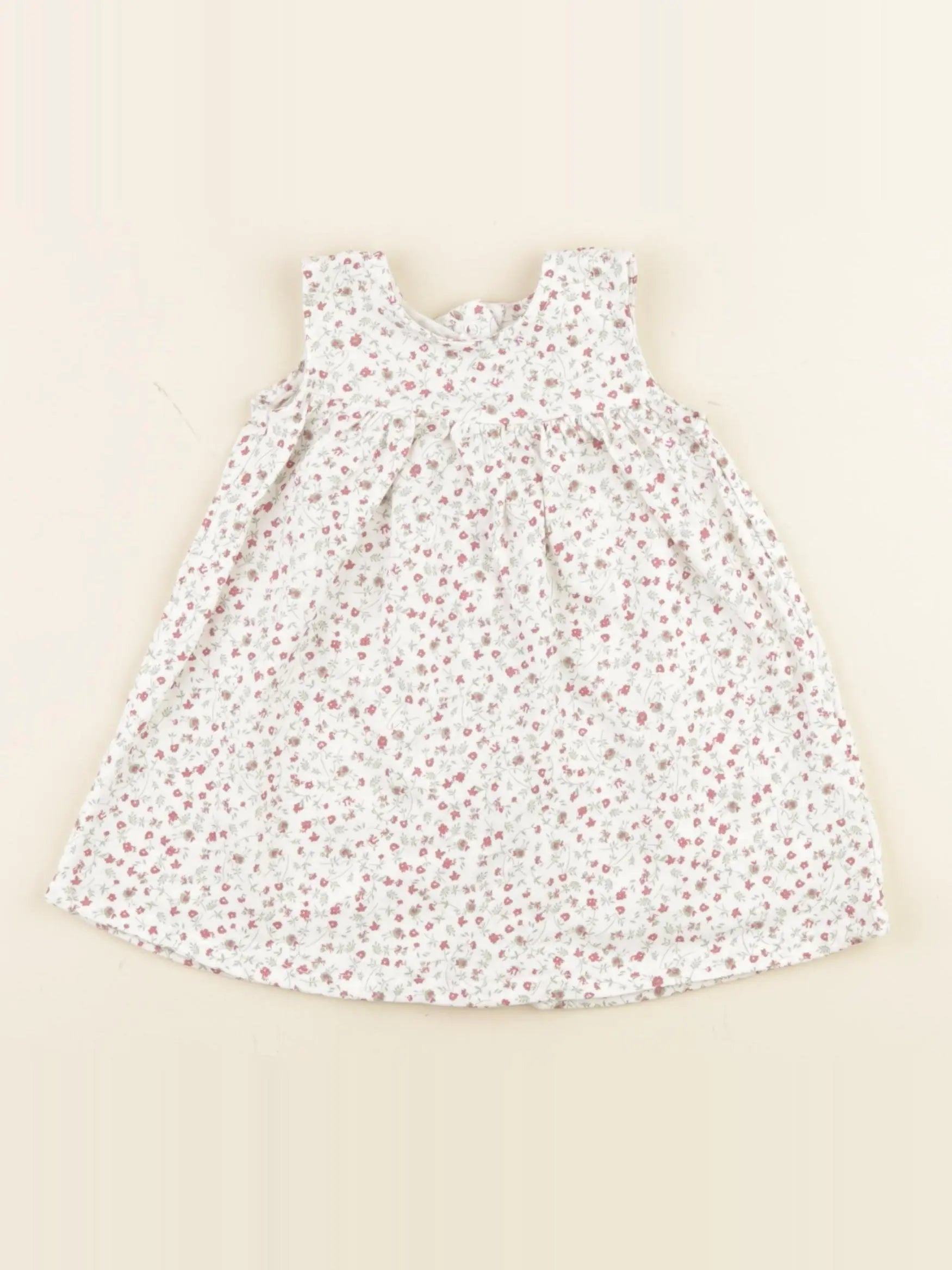 Vertbaudet - robe blanc, multicolore - 3 mois