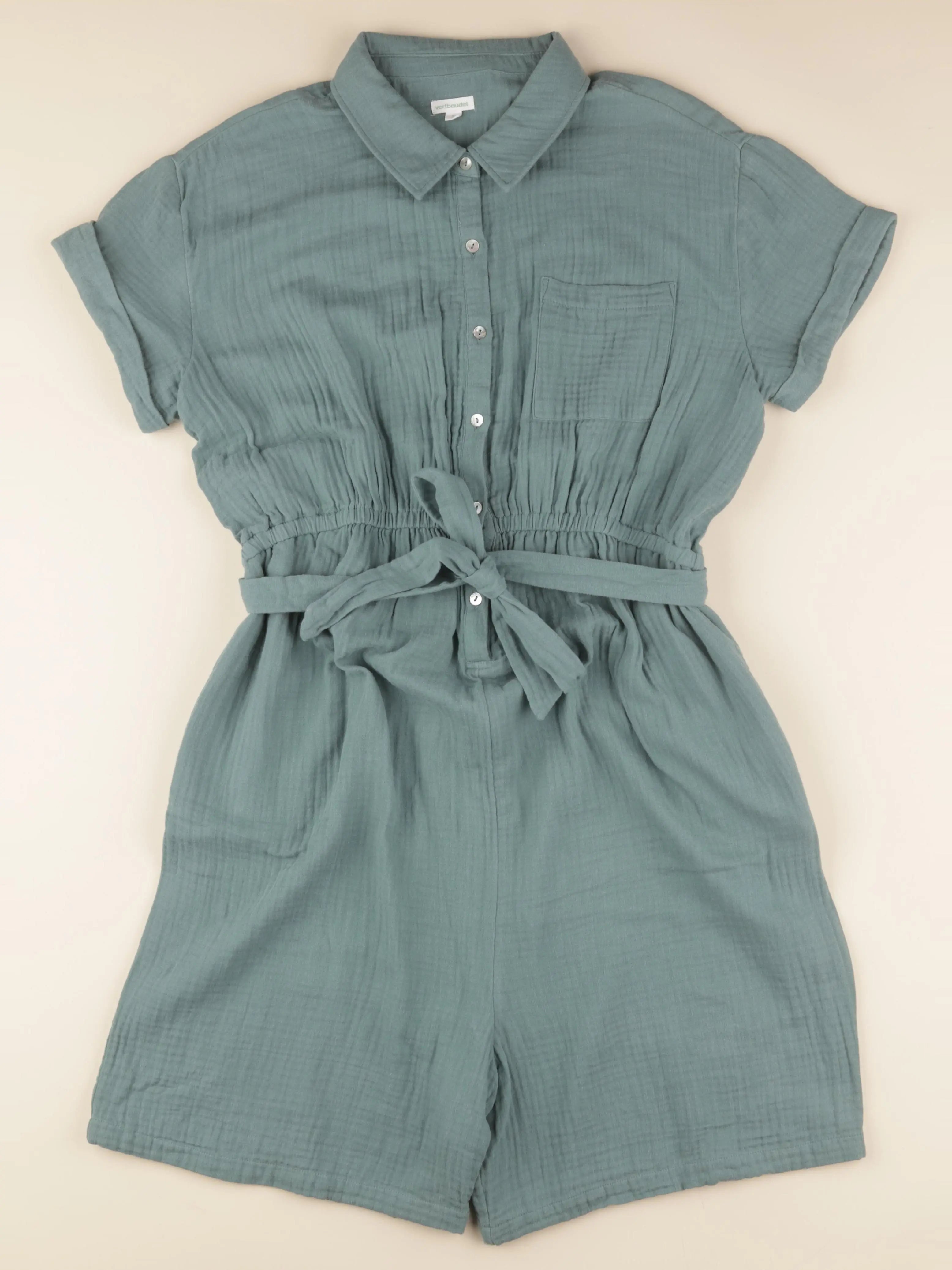 Vertbaudet - combinaison grossesse vert - 42