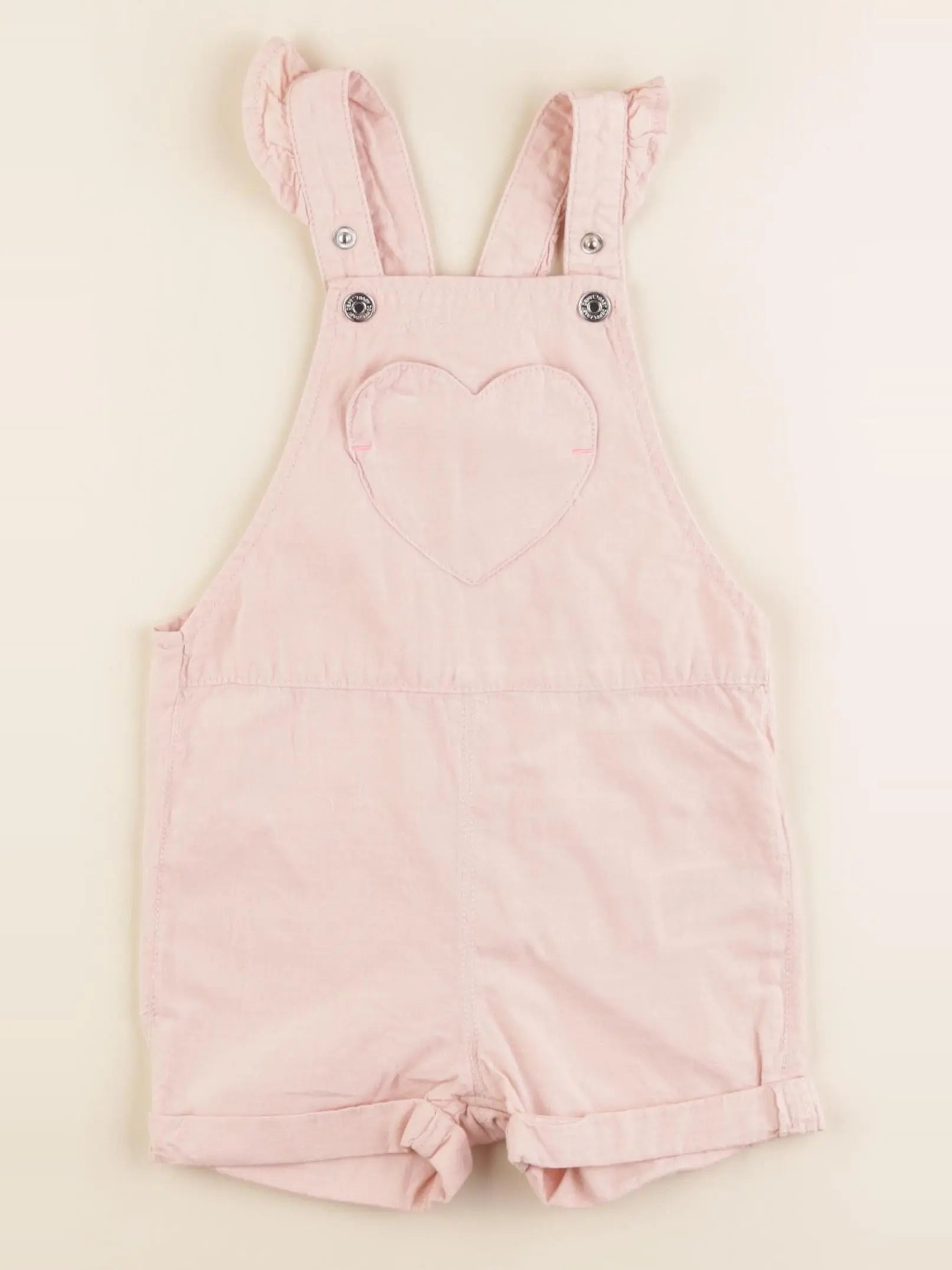 H&M - salopette rose - 12/18 mois