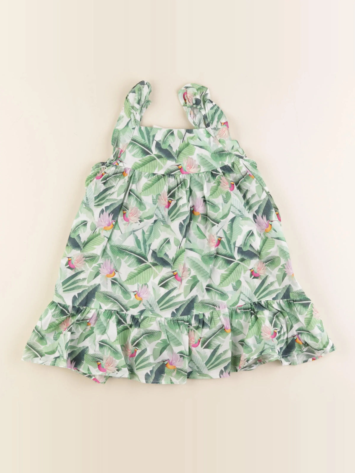 H&M - robe vert - 18/24 mois