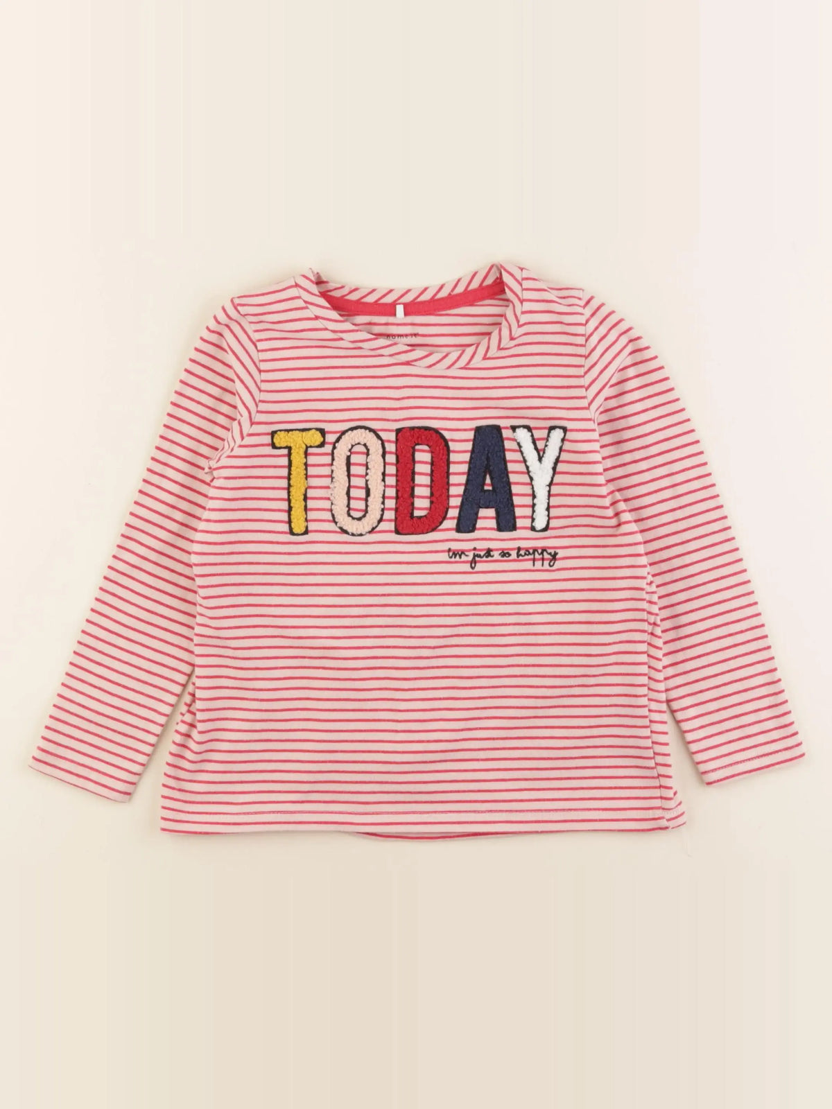Name it - tee-shirt rose - 4 ans