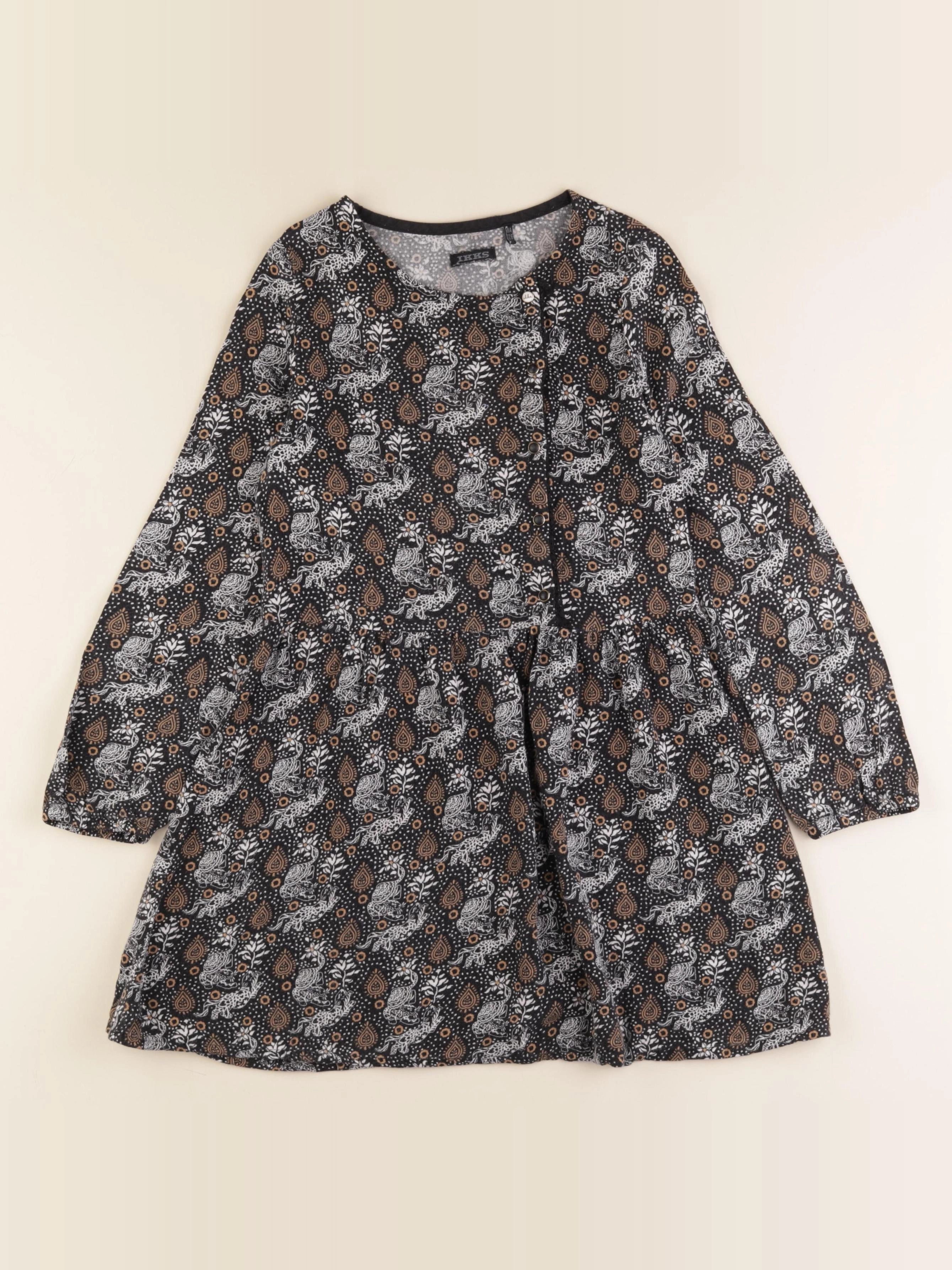 IKKS - robe noir - 8 ans