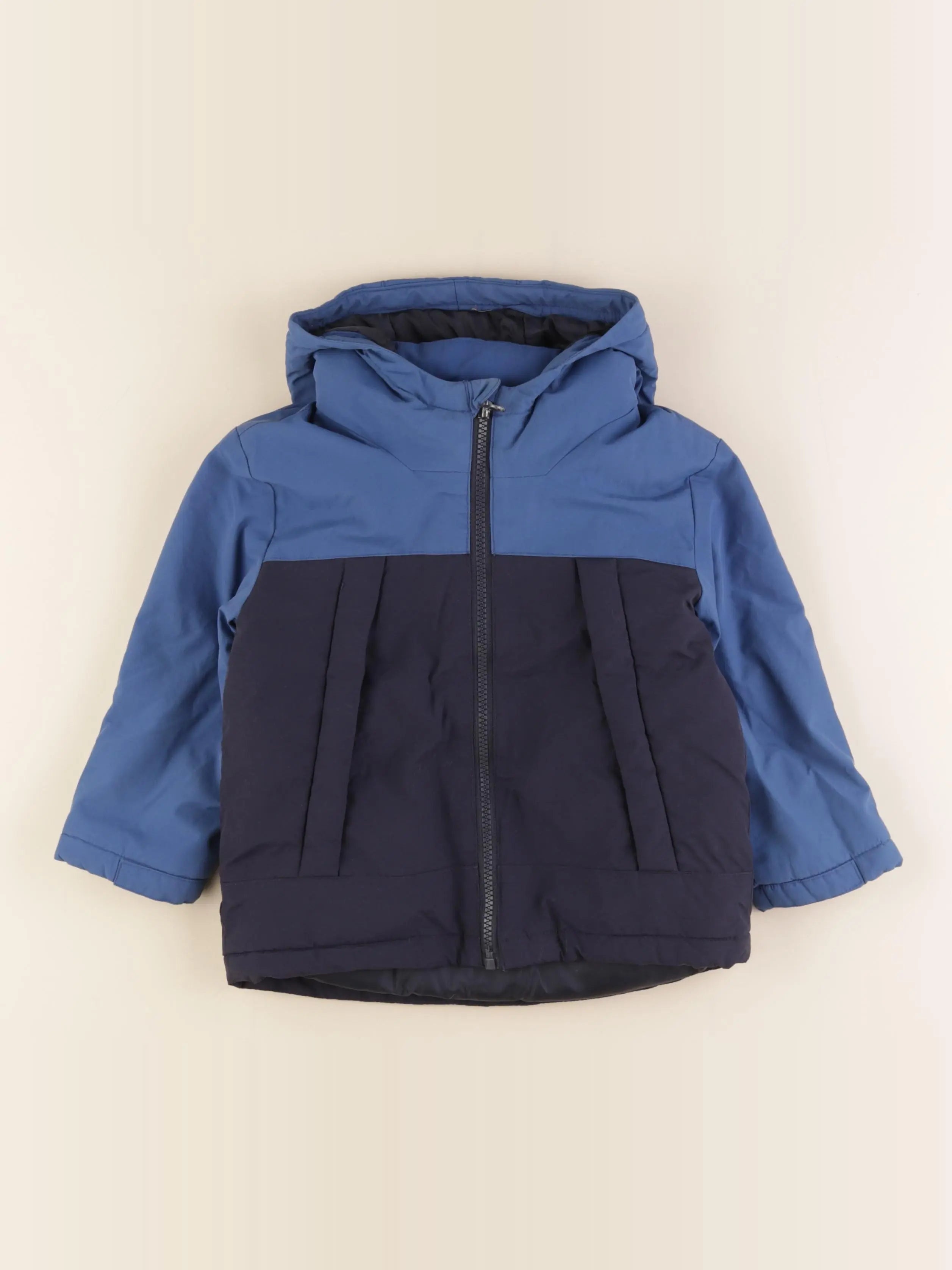 Mango - parka bleu - 2/3 ans