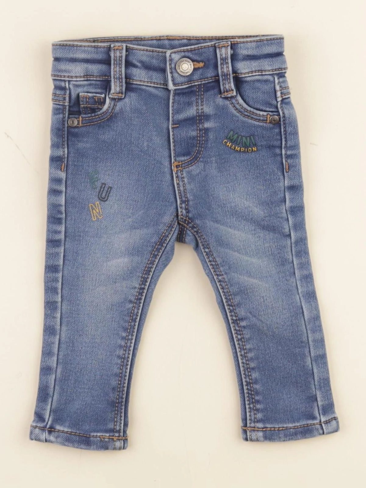 Tape à l'oeil - jean bleu - 3 mois