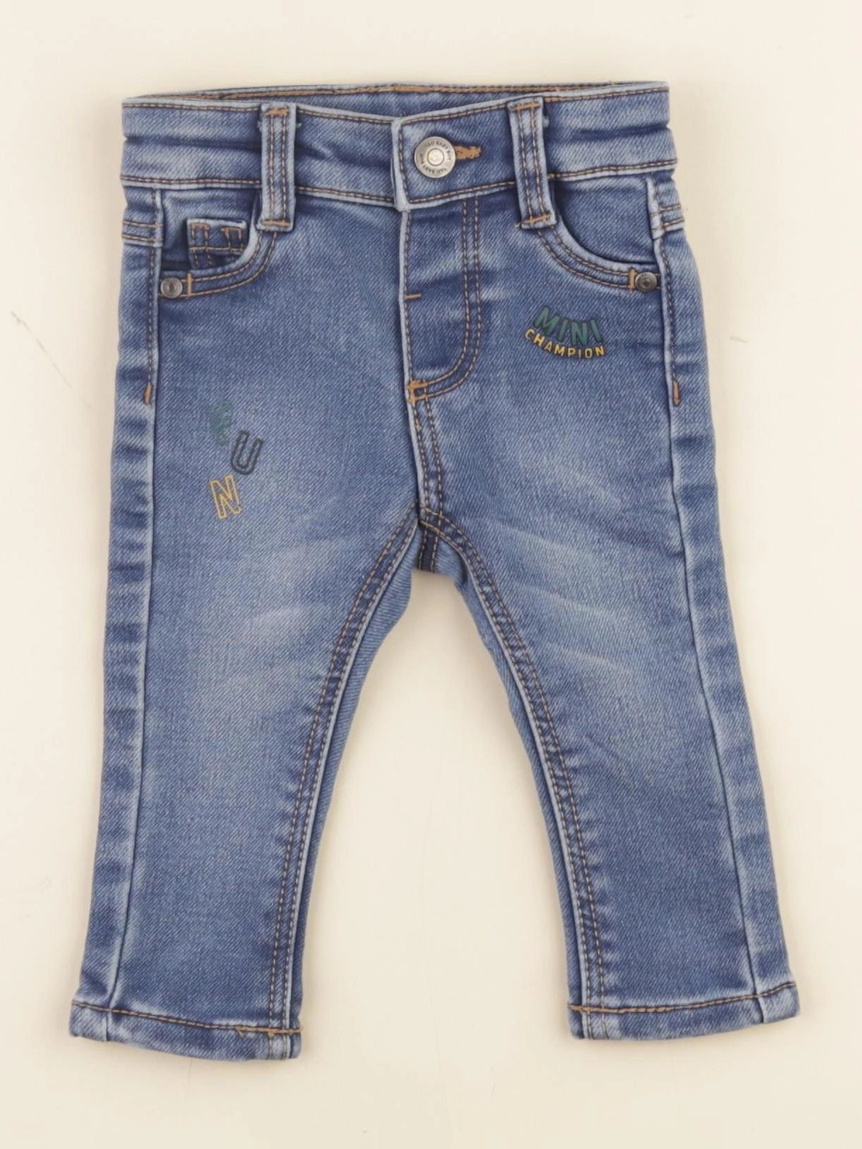 Tape à l'oeil - jean bleu - 3 mois