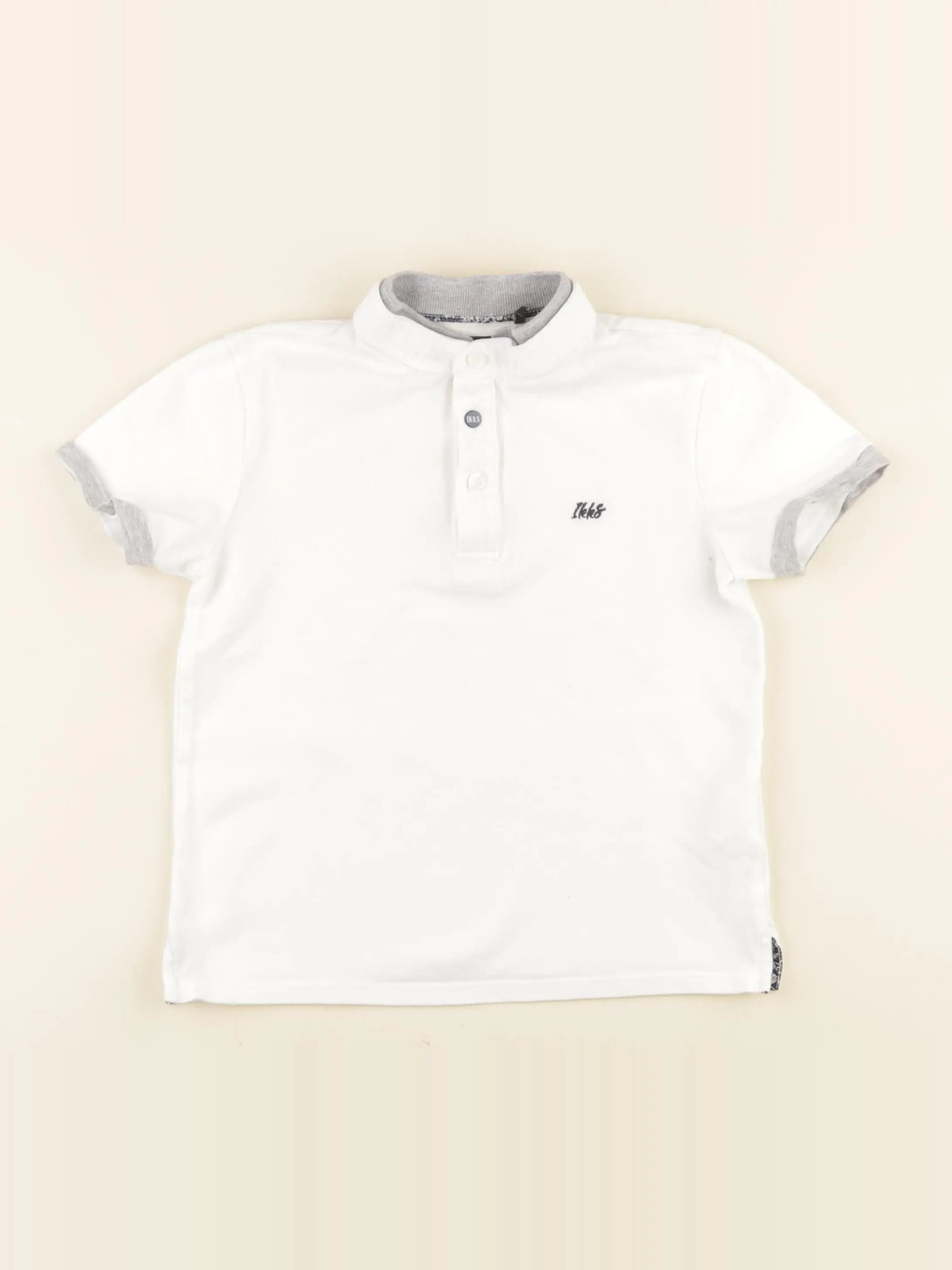 IKKS - polo blanc - 6 ans